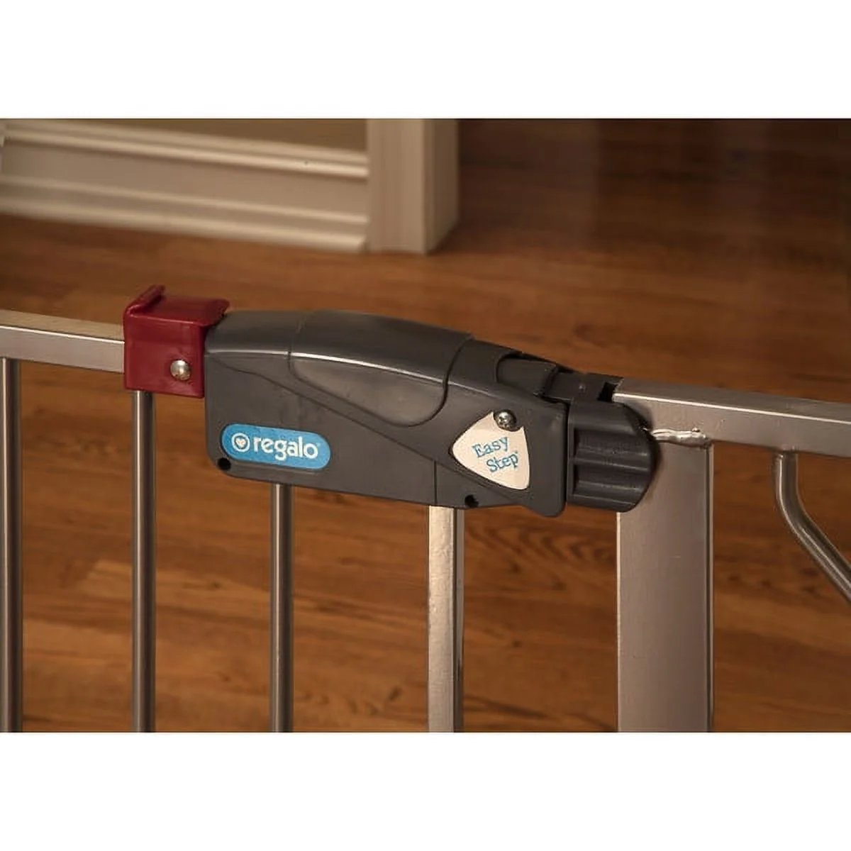 Regalo Deluxe Easy Step Extra Tall Gate, Platinum