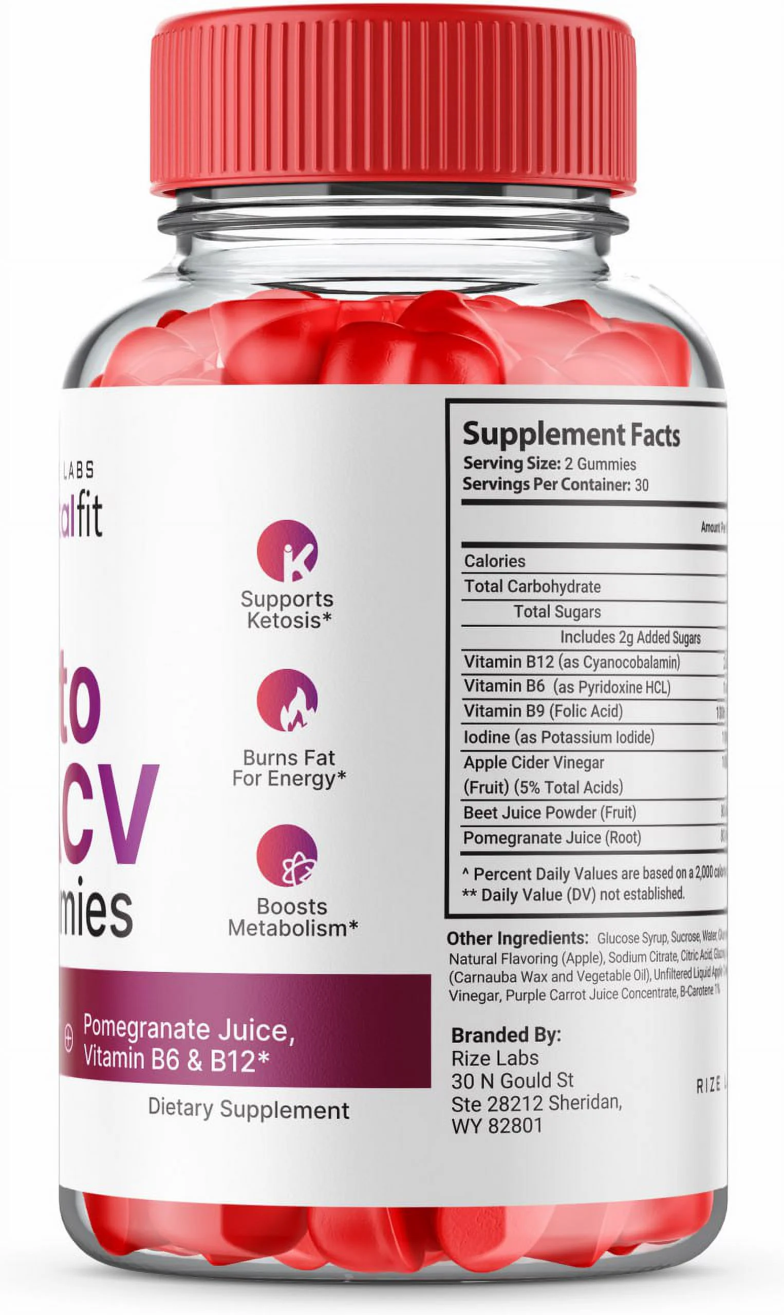 (2 Pack) Total Fit Keto Gummies - Total Fit Keto ACV Gummies, Total Fit Advanced Formula (120 Gummies)