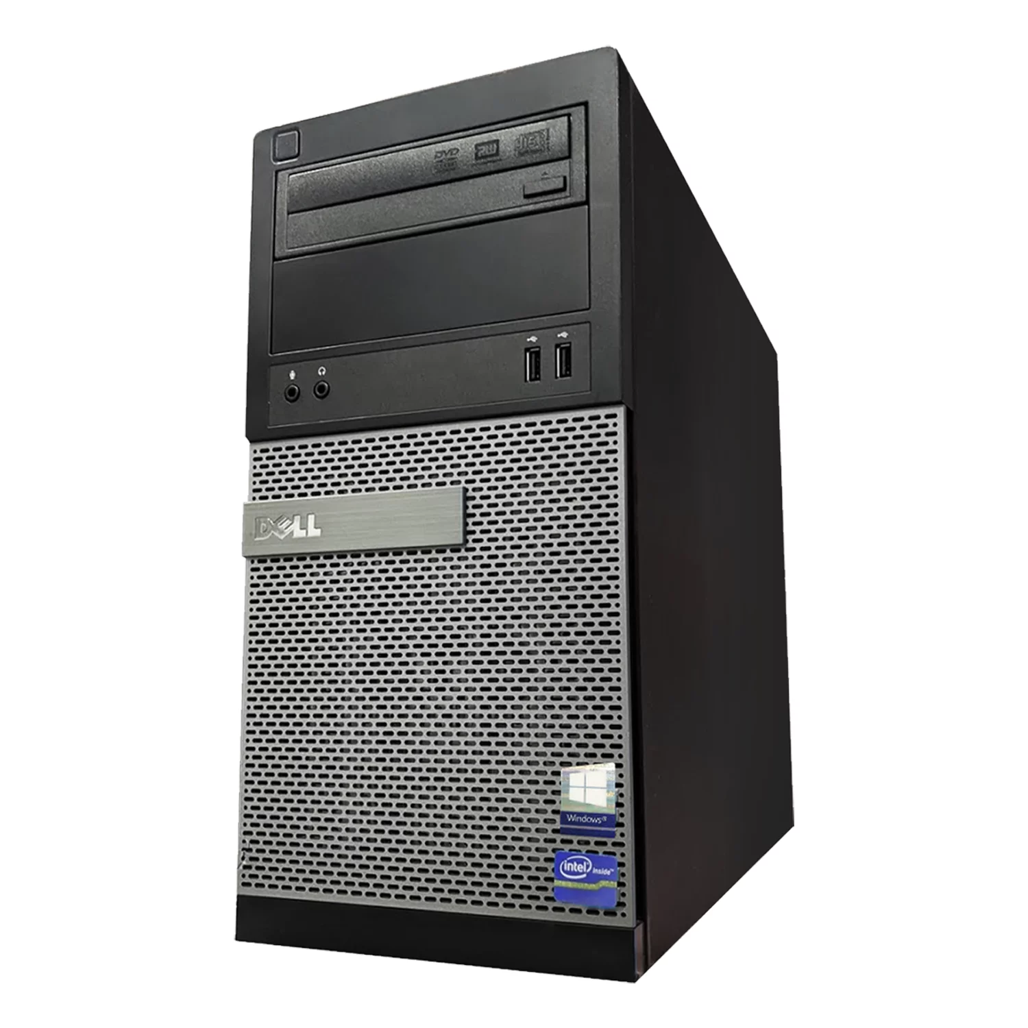 Restored Dell Optiplex 3010 Tower Desktop Computer Intel Core i3 3220 8GB RAM 500GB DVD Windows 10 Home PC, New Free keyboard and Mouse, WiFi Adapter, Black (Refurbished)