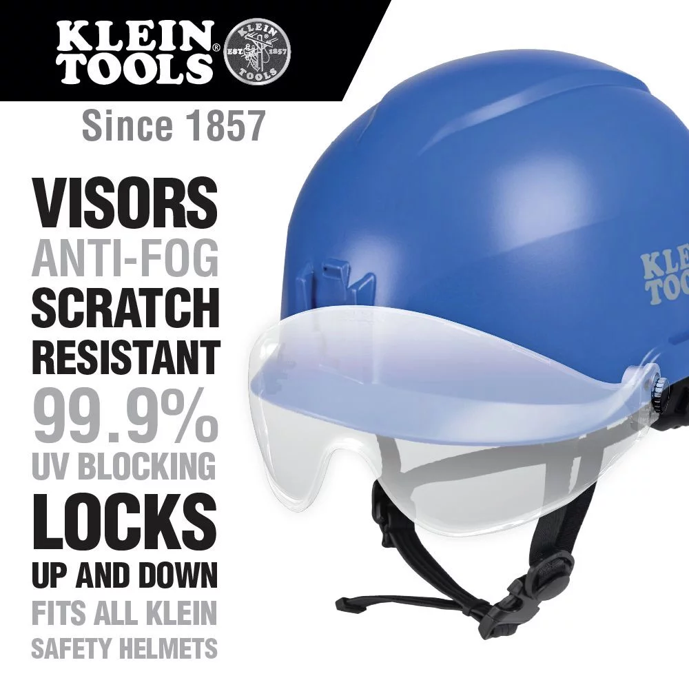 Klein Tools Safety Helmet Visor Clear