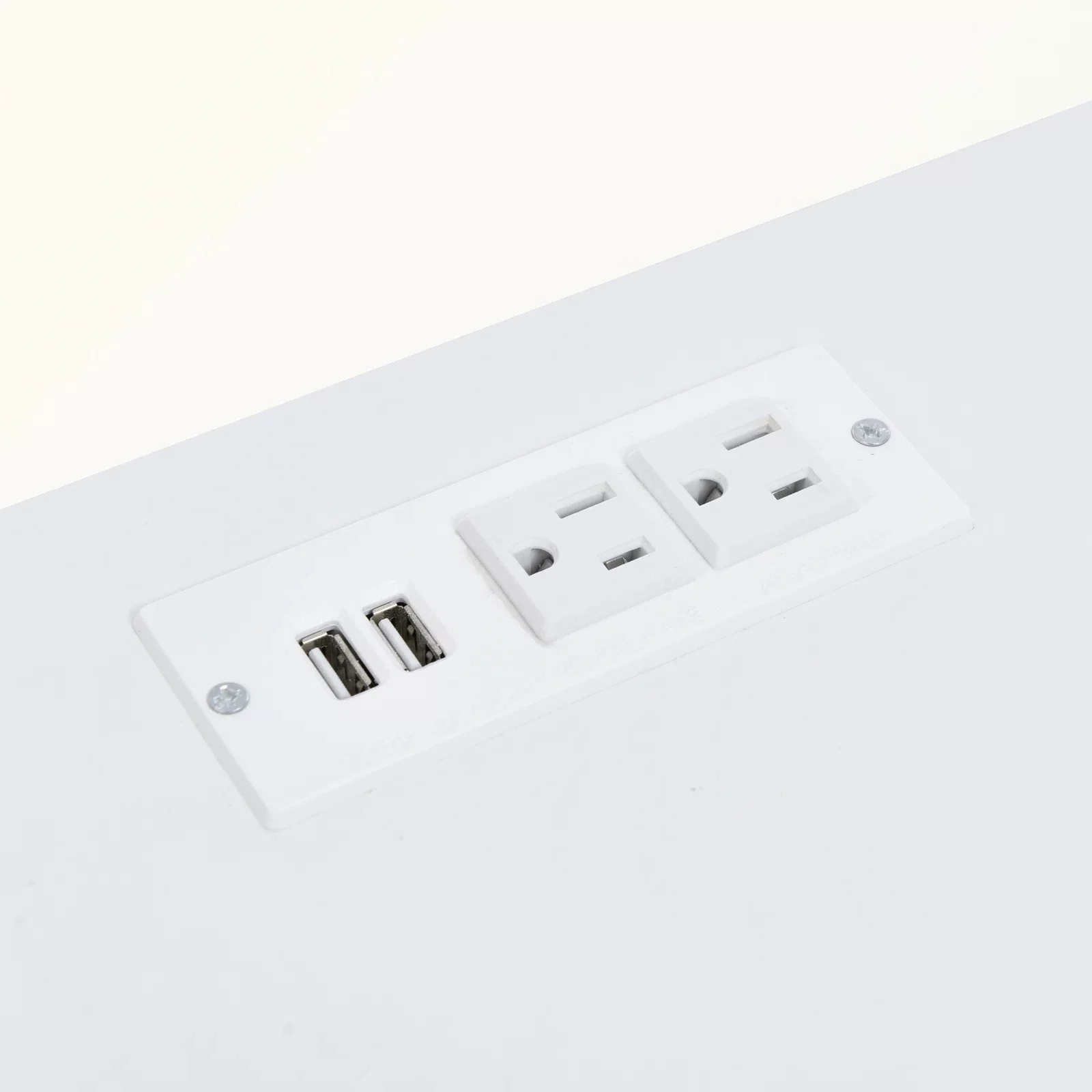 Semiocthome Modern Nightstand with Charging Station,with 1 Drawer,White Finish,Adult