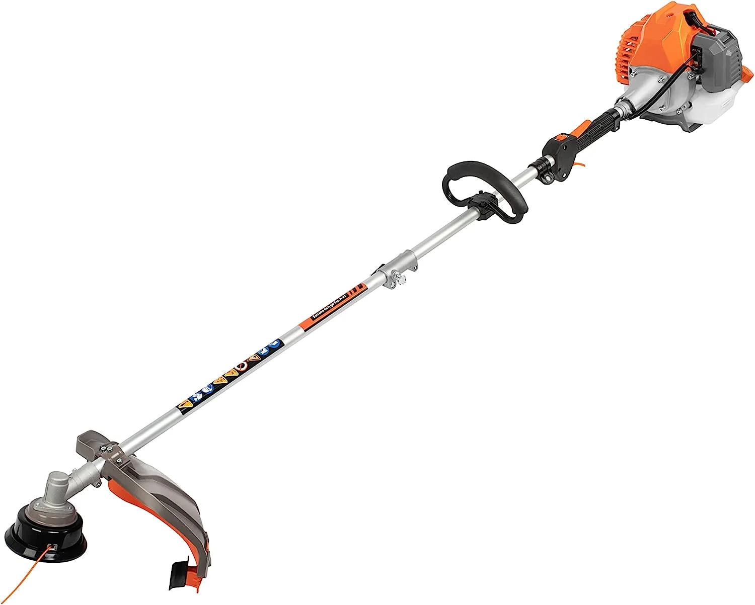 PROYAMA Powerful 42.7cc 5 in 1 Multi functional Trimming Tools,Gas Hedge Trimmer,Weed Eater,String Trimmer, Brush Cutter,Pole Saw with Extension Pole
