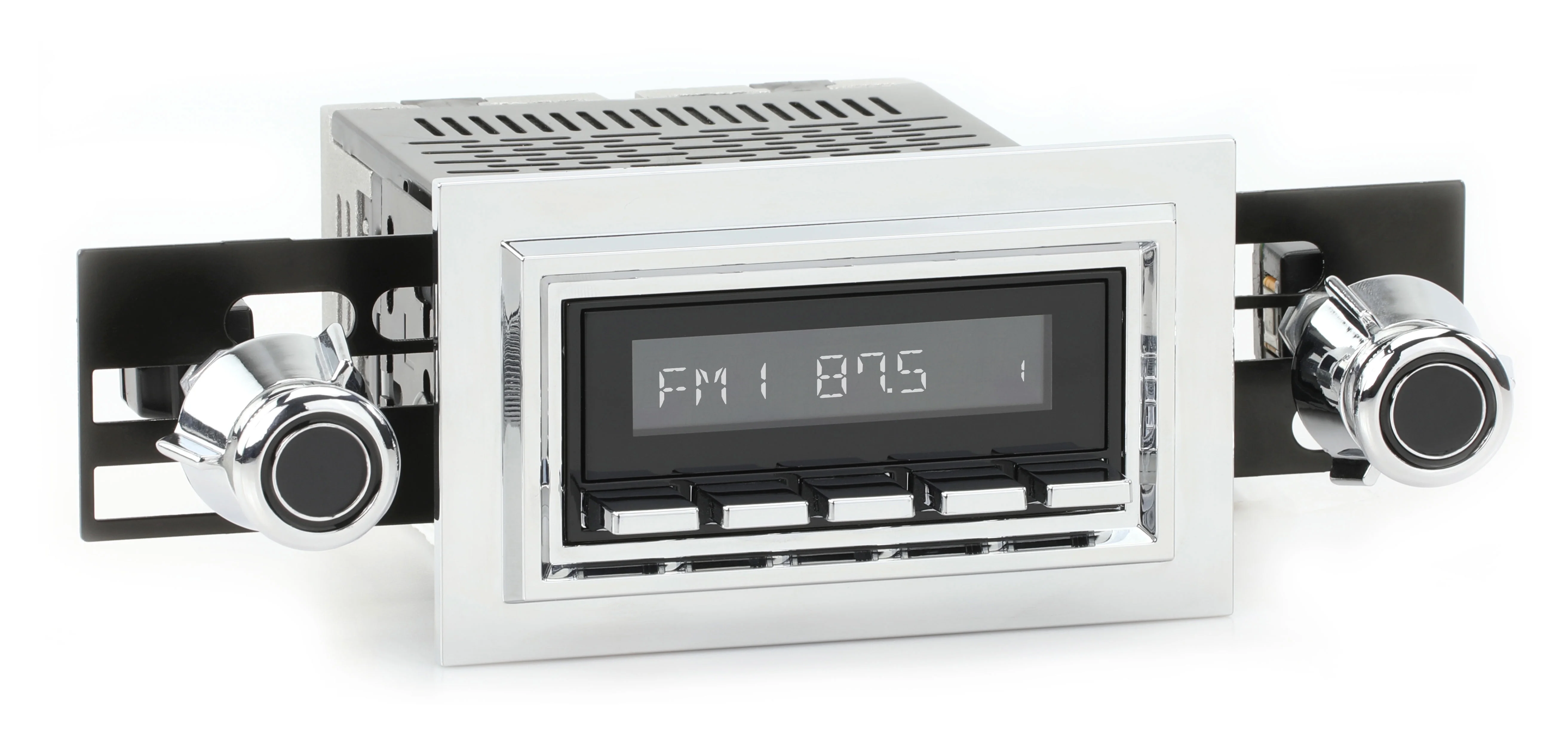 RetroRadio Compatible with 1977-79 Lincoln Continental Mark V Features Include Bluetooth, HD, SiriusXM Ready, AM/FM LBC-M4-121-55-75L3
