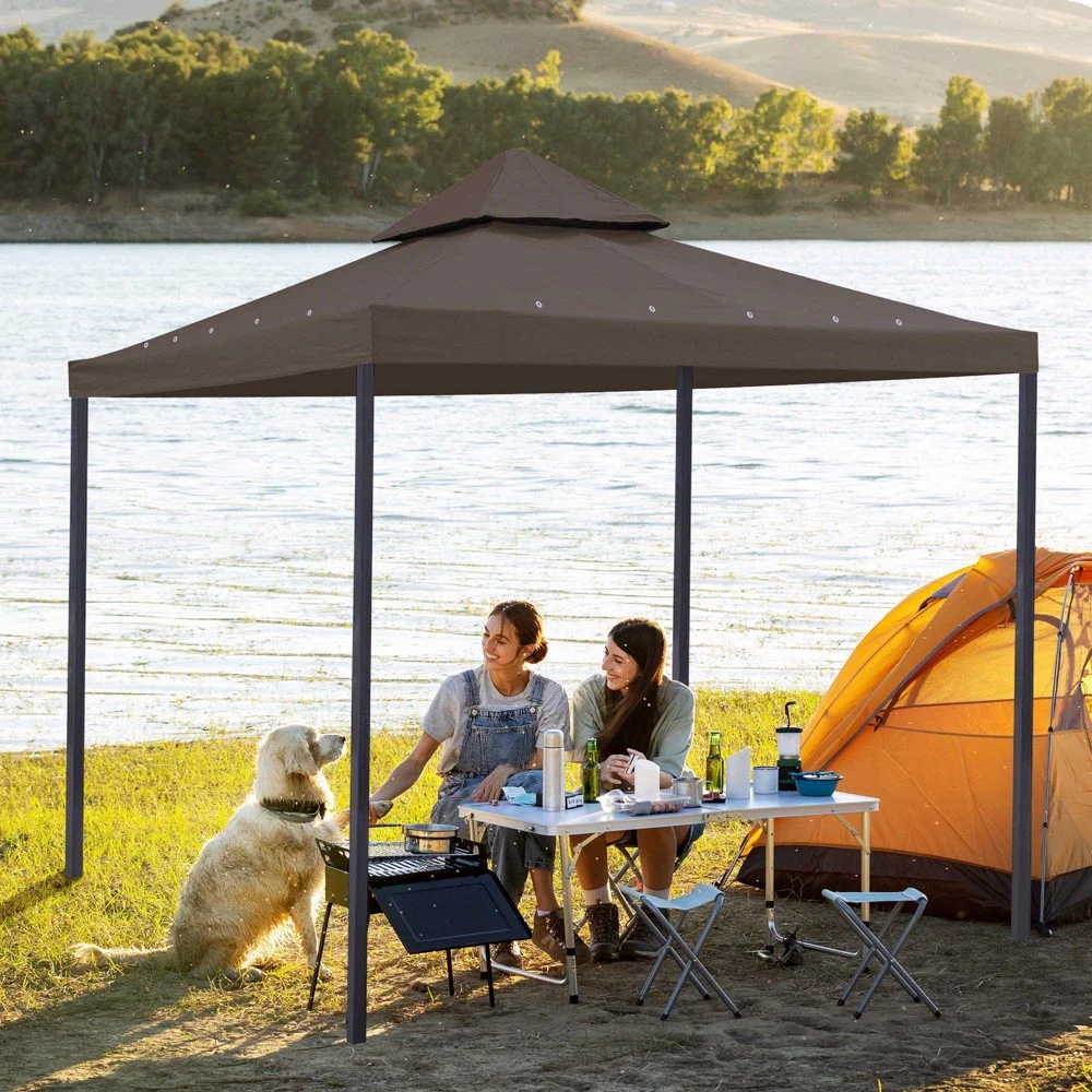 UV-Protective 10x10 Pop-Up Canopy Replacement Top Cover - Straight Leg Outdoor Canopy Shelter