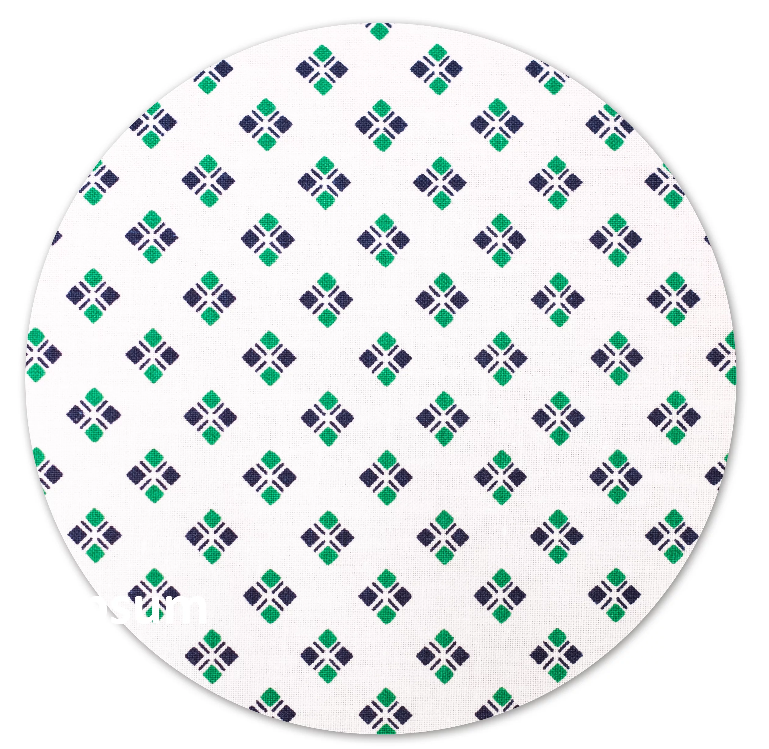 Nobles Health Care Unisex I.V Hospital Gowns -Blue/Green Squares Print - Pack of 4