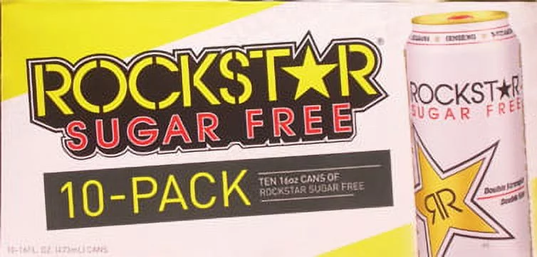 Rockstar Sugar-Free Energy Drink, 16 fl oz, 10 Count Cans