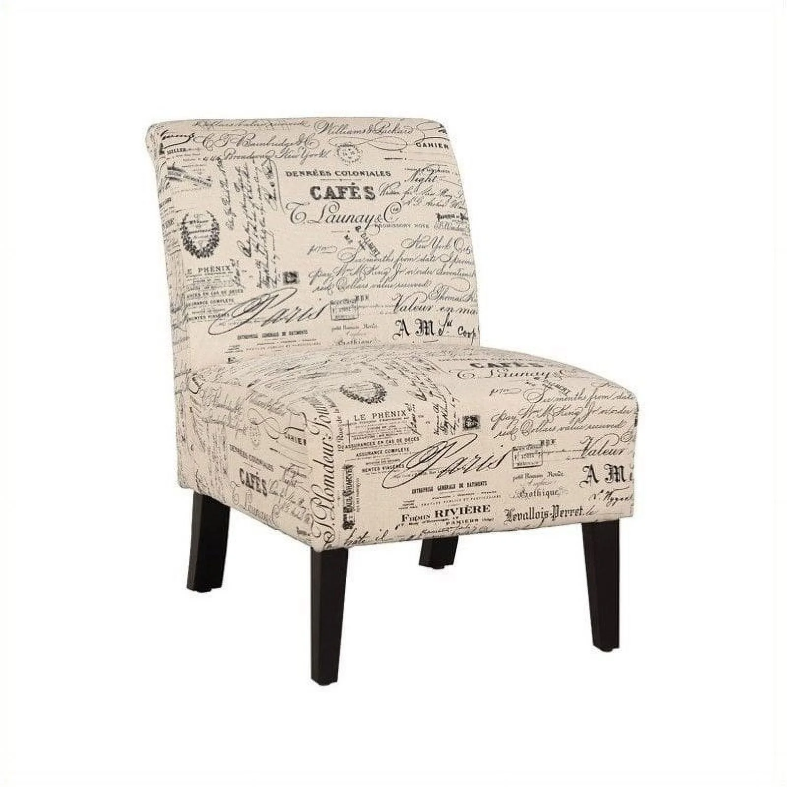 Set of 2 Accent Chairs in Script