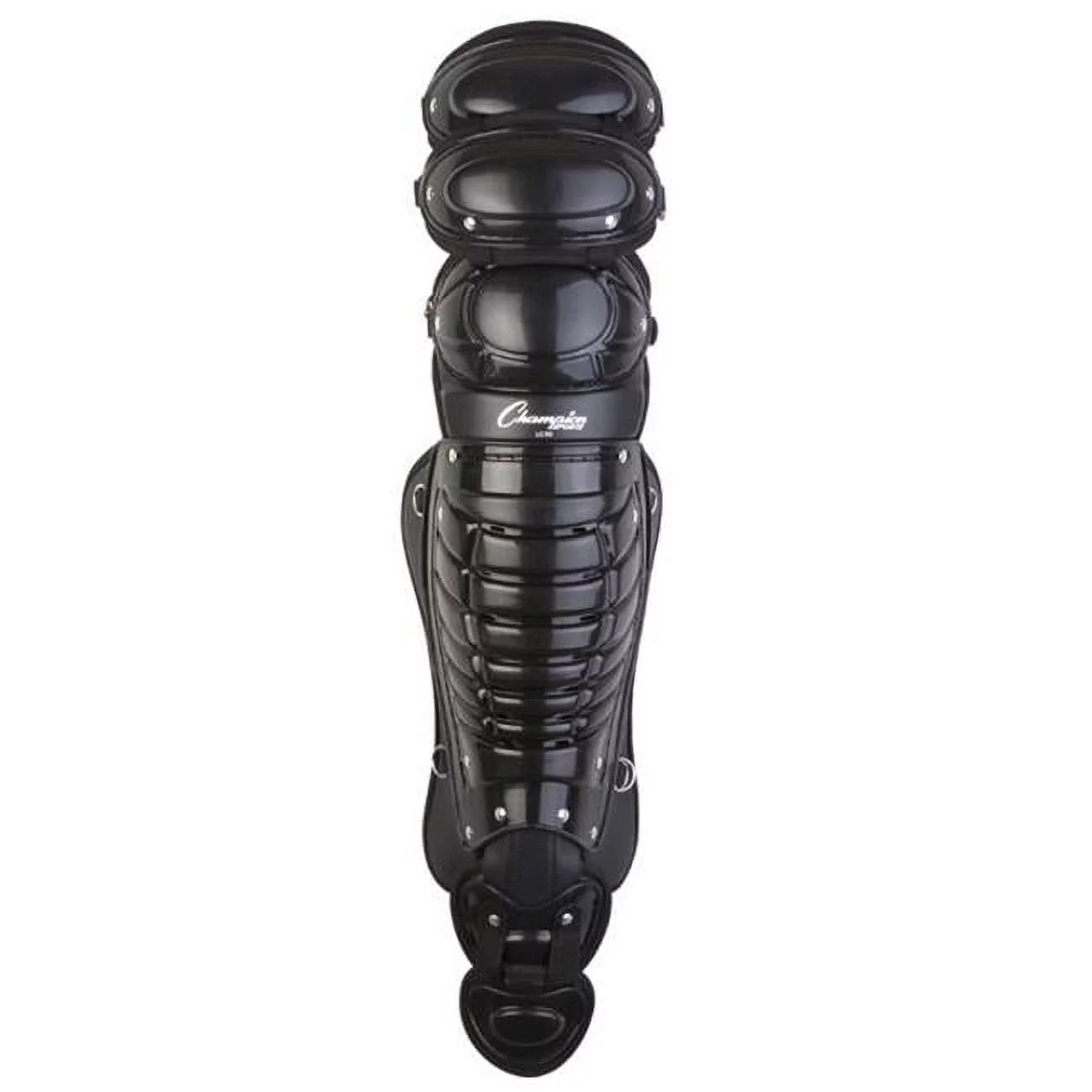 Champion Sports  16.5 in. Pro Adult Triple Knee Shinguard, Black