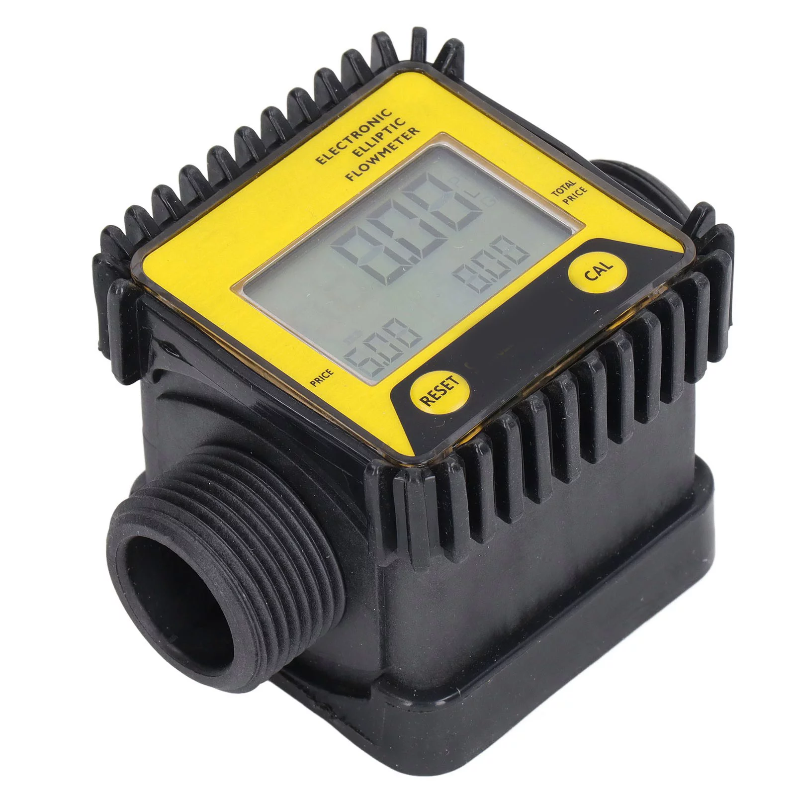 Digital Diesel Fuel Flow Meter, Professional Gear Urea Controller, for Chemicals Water 1in K28(Yellow)