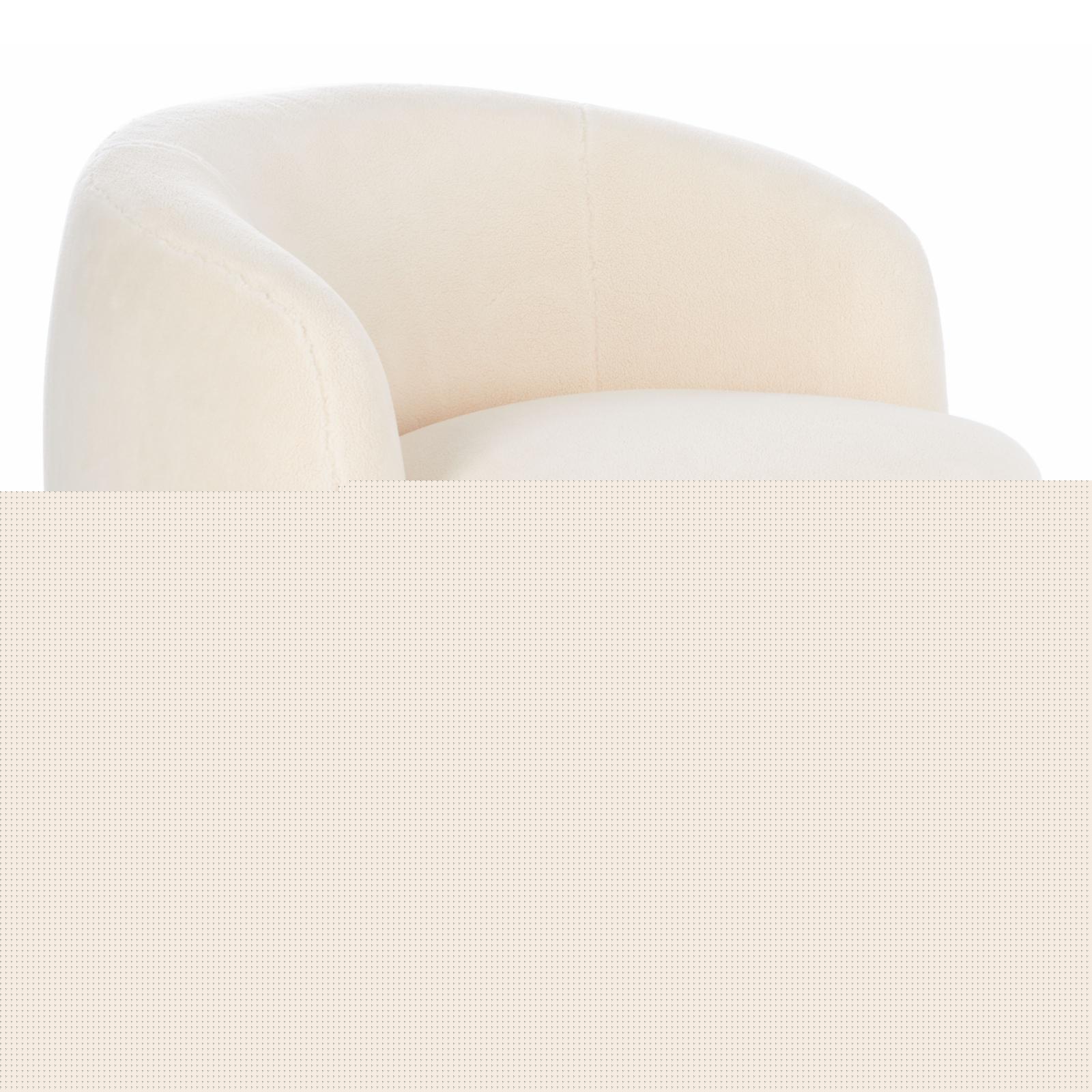 Safavieh Flynn Faux Lamb Wool Swivel Chair