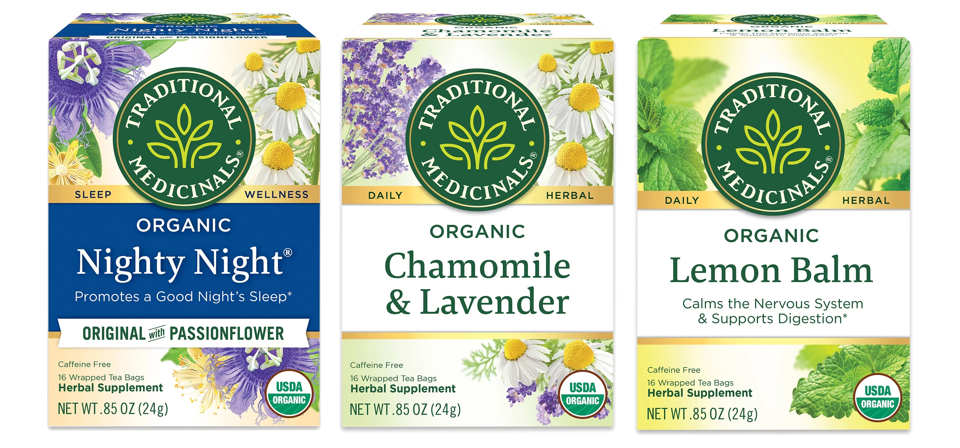 Traditional Medicinals Relaxation Tea Variety Pack (3 ct)