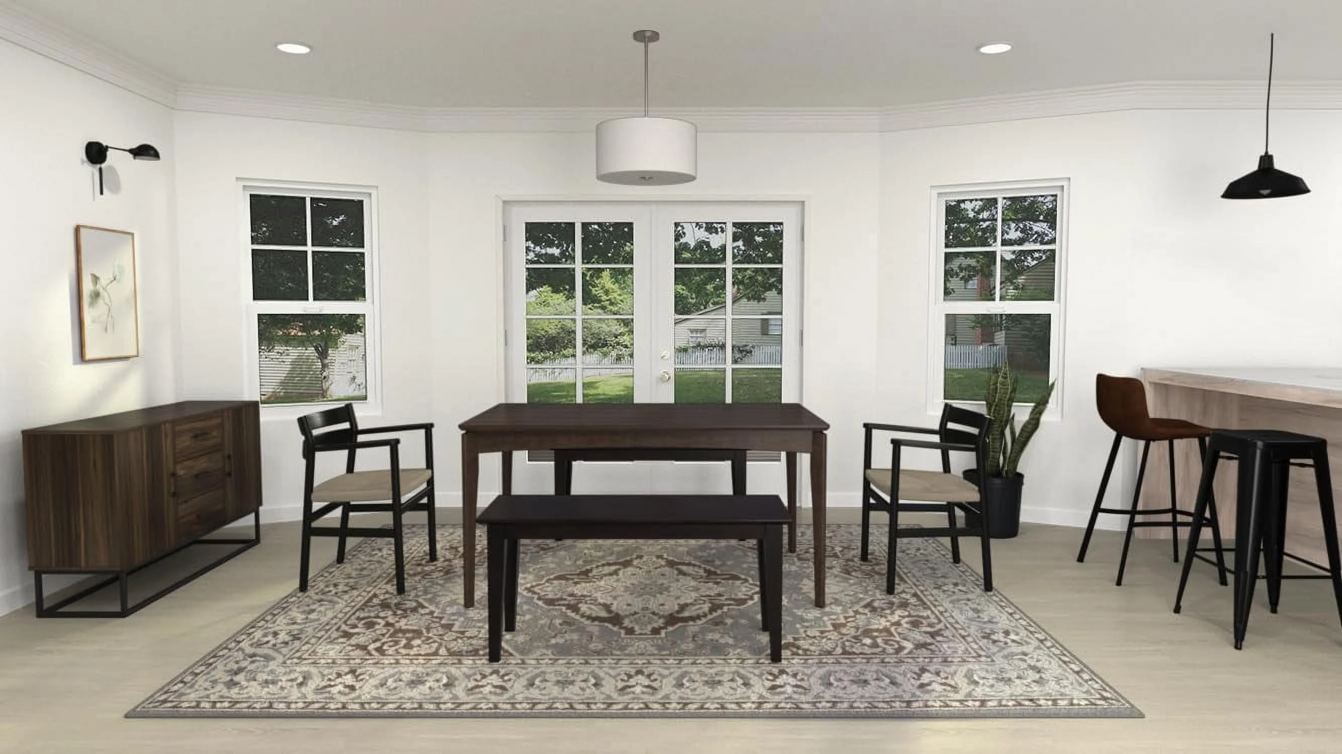 Metropolis Metal Backless Counter Stool 26