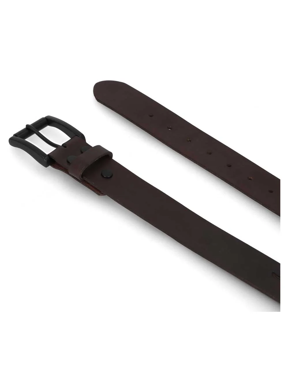 Harley-Davidson Men's Tooled Flames H-D Logo Genuine Leather Belt - Brown (40), Harley Davidson