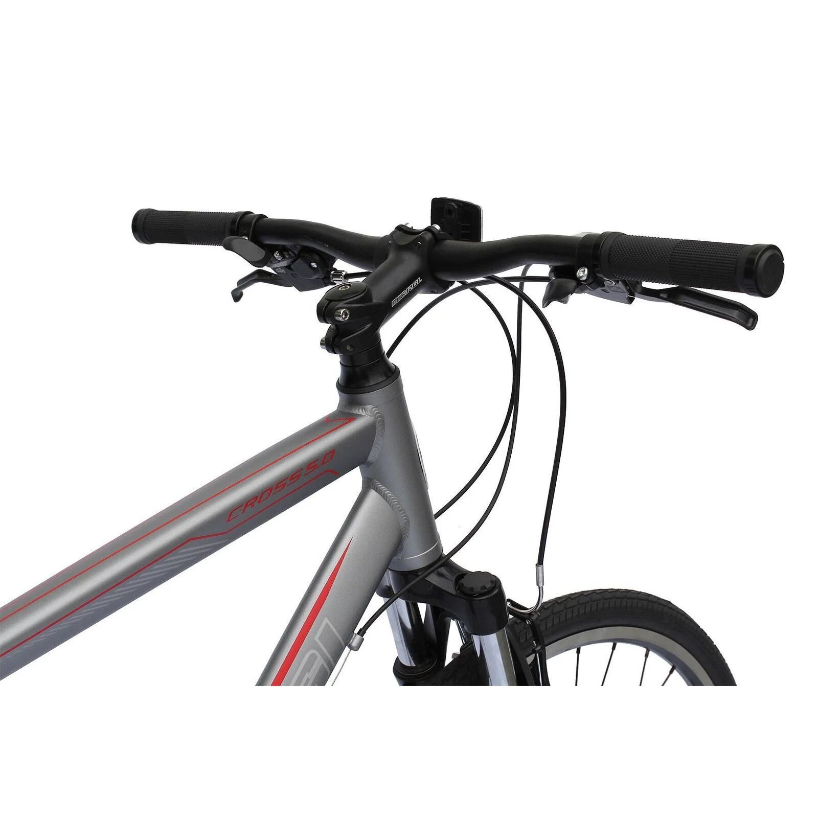 Micargi Bicycles  Cross 5.0 Matte Charcoal Hybrid Bicycle