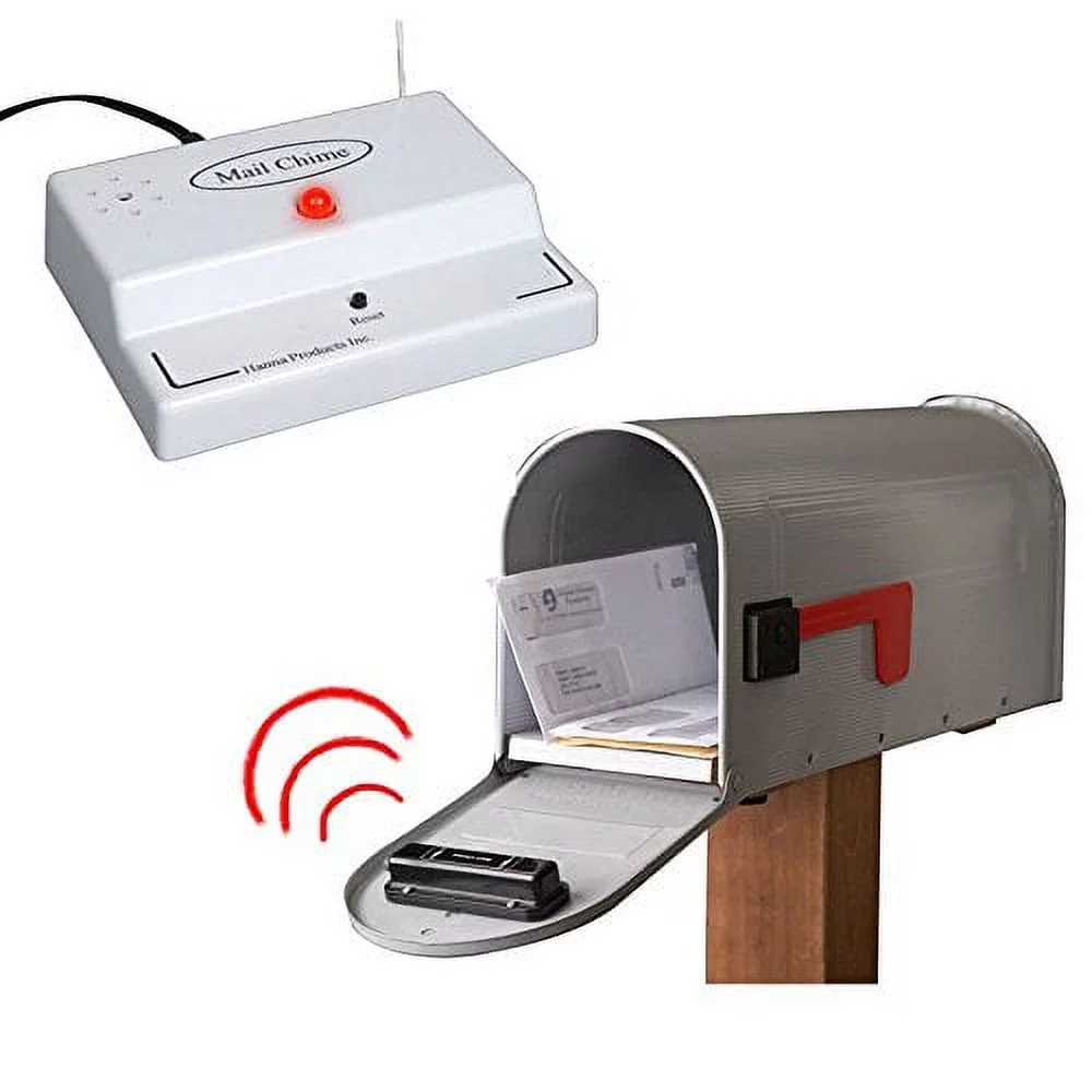 Mail Chime Mailbox Notification System  Mailbox Signal With Wireless Transmitter & Arrival Alert