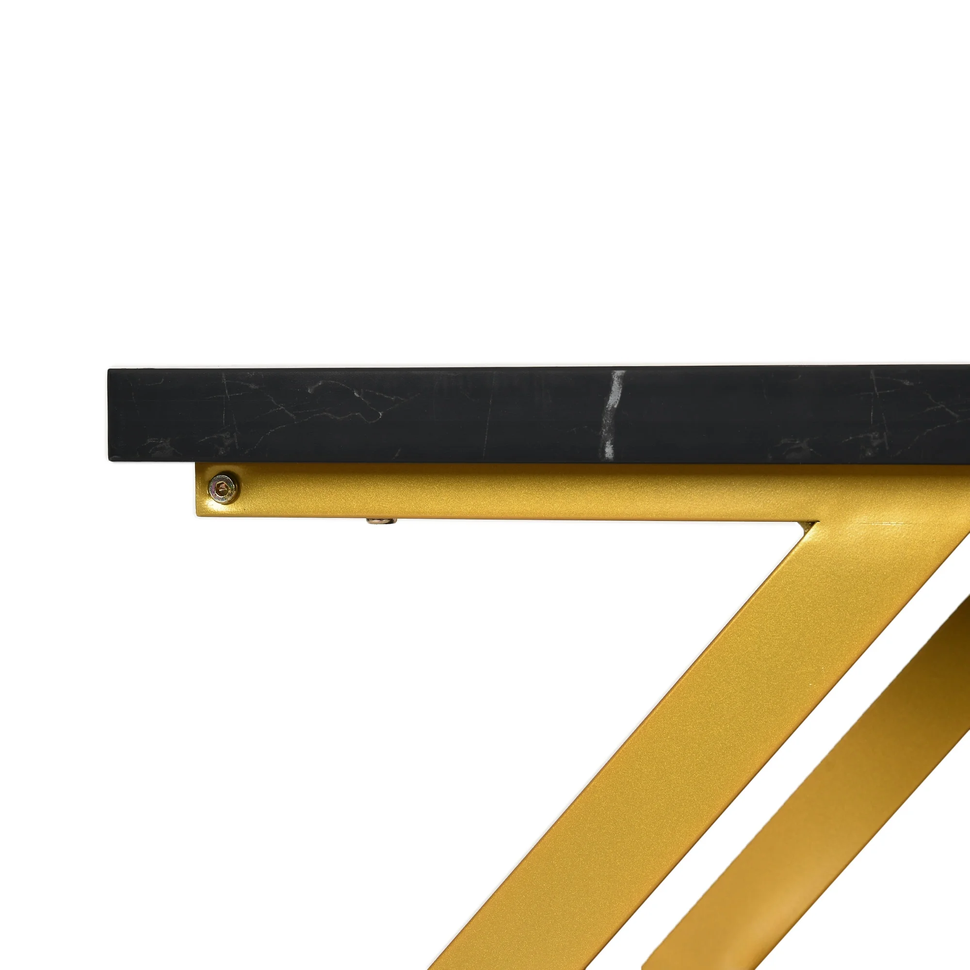 Dextrus Heavy Duty Metal Aquarium Stand with Power Outlets - Suitable for 55-75 Gallon Fish Tank Stand, Turtle Tank, Reptile Terrarium (865lbs Capacity) - Black & Gold