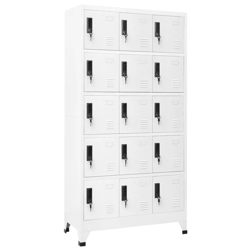 Locker Cabinet White 35.4