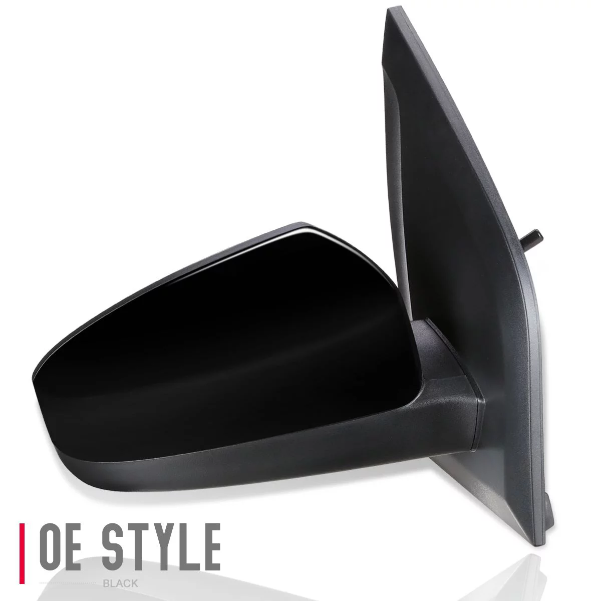 DNA Motoring OEM-MR-NI1321166 For 2007 to 2012 Nissan Sentra OE Style Manual Passenger / Right Side View Door Mirror 96301ET00E 08 09 10 11