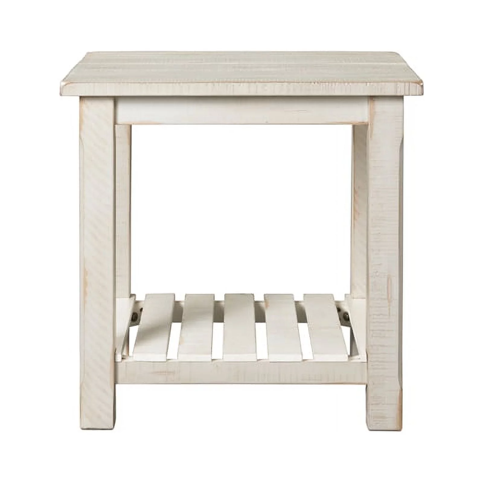 Home Square 2-Piece Set with Coffee Table & End Table in Antique White