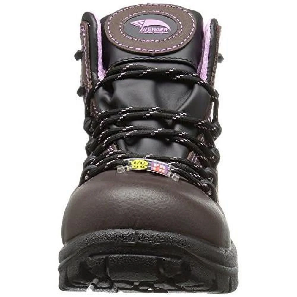 FSI FOOTWEAR SPECIALTIES INTERNATIONAL NAUTILUS Avenger Women's 6-inch Framer Composite Toe Waterproof Work Boot Brown - A7123