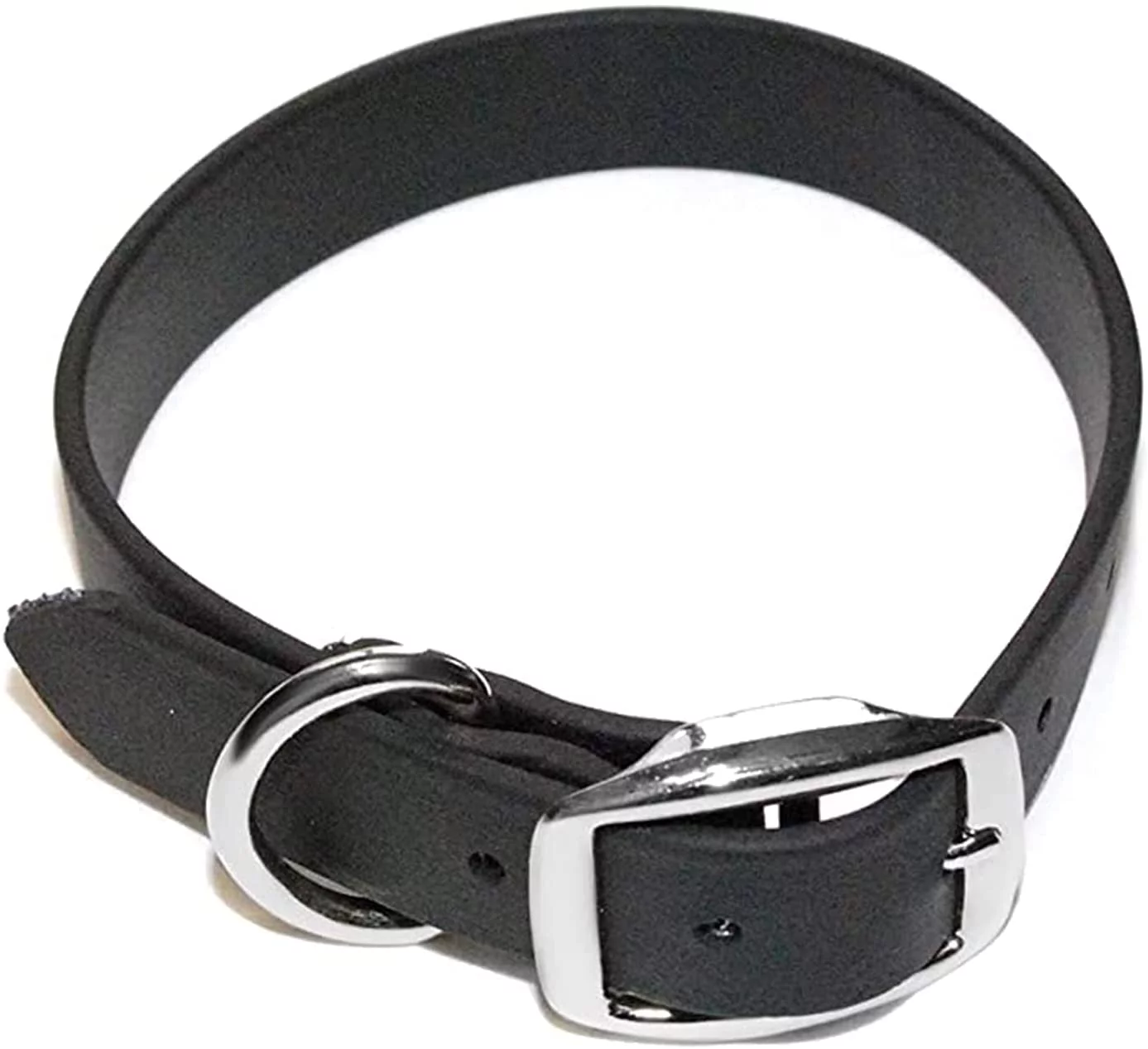 Regal Dog Products Waterproof Dog Collar with Double Buckle and D Ring