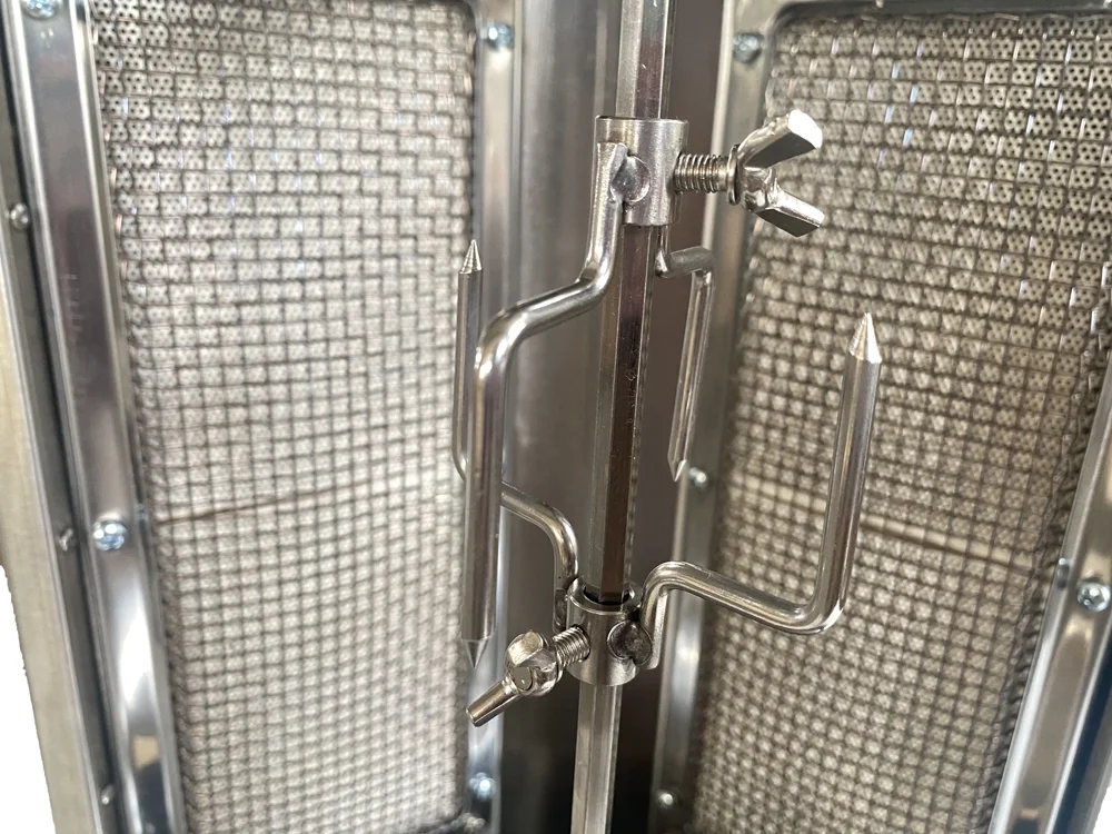 Techtongda Shawarma Machine Gas Kebab Gyro Grill Machine Vertical Broiler with 2 Burner