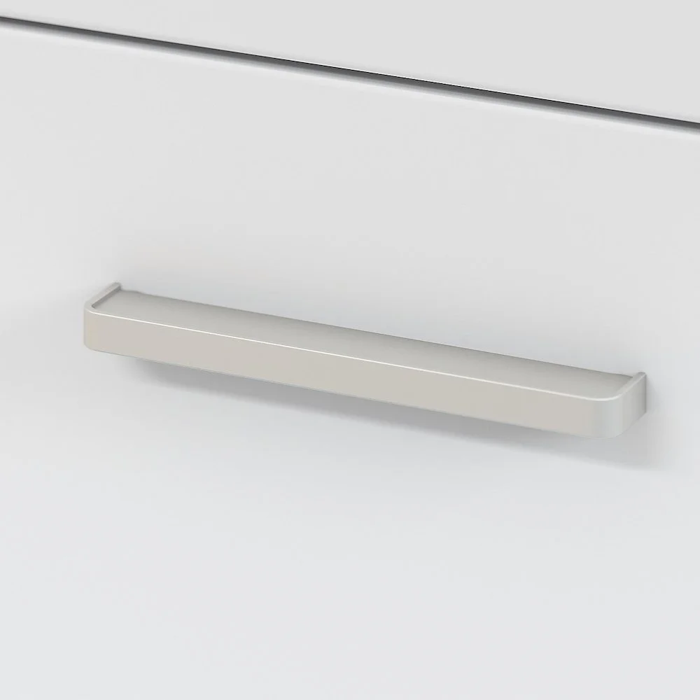 Method 60W Table Desk with Mobile File Cabinet in White - Engineered Wood