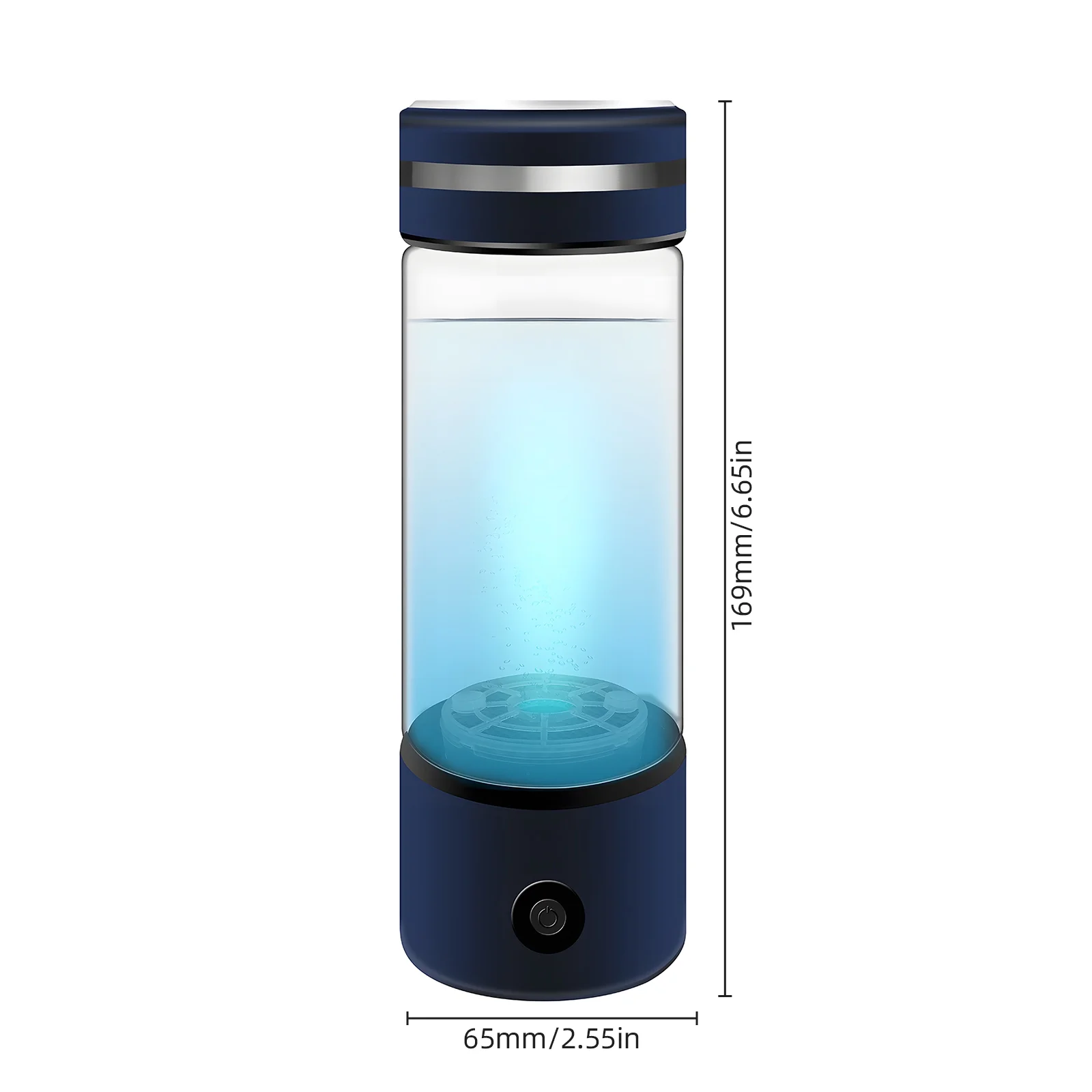 Arealer Hydrogen Water Ionizer Machine, Portable Hydrogen Bottle for Home Travel