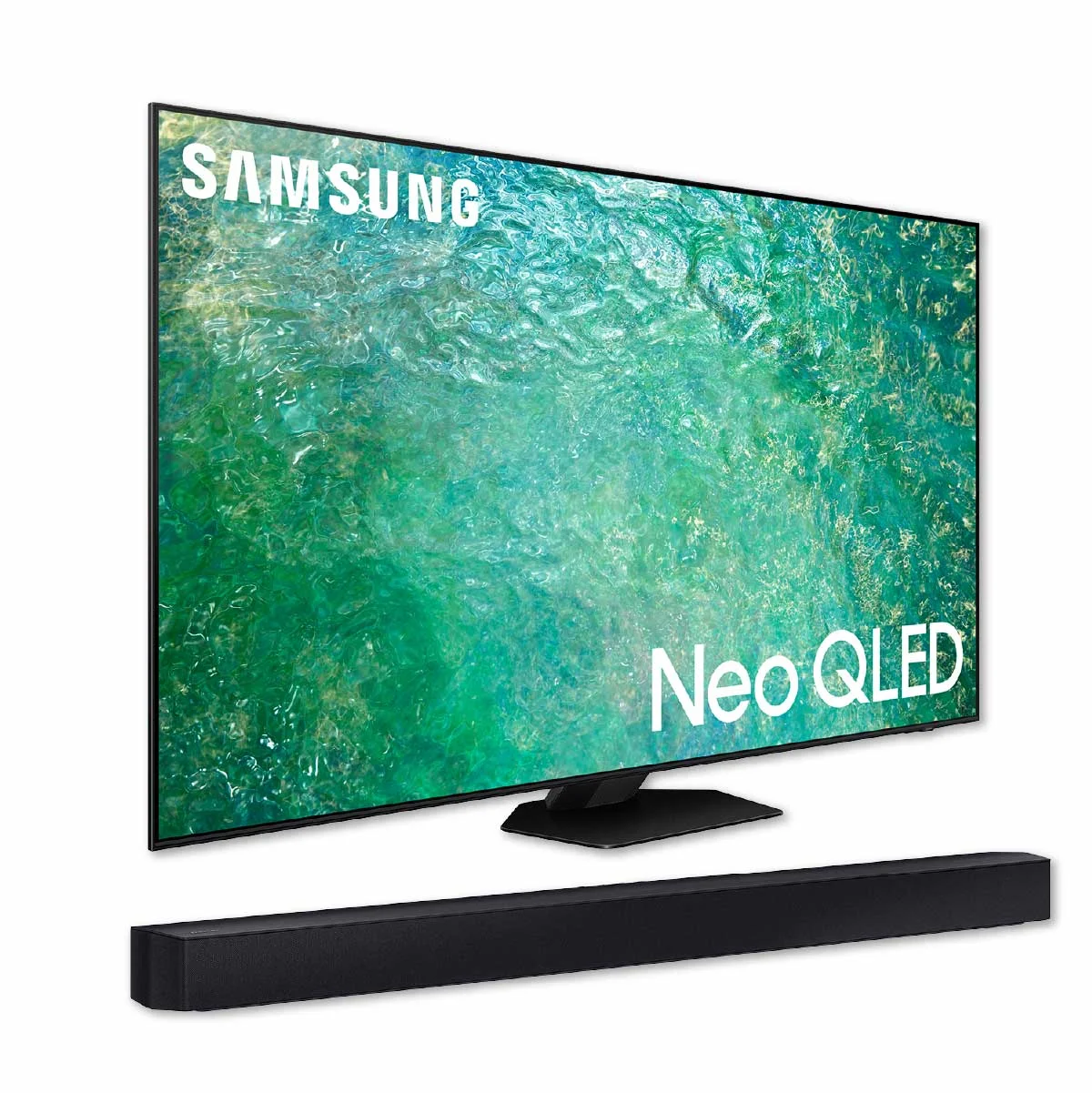 SAMSUNG 65-Inch Class Neo QLED 4K QN65QN85CDFXZA Smart TV (2023) Bundle HW-C450 2.1ch Soundbar (2023)