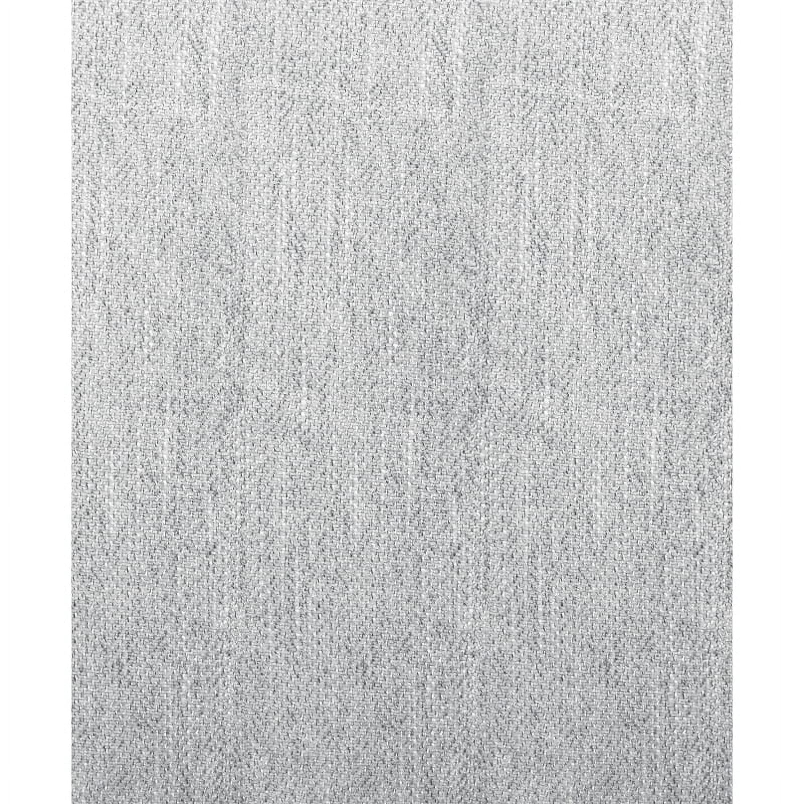 Faber Wood Frame Armchair in Smoke Gray Fabric