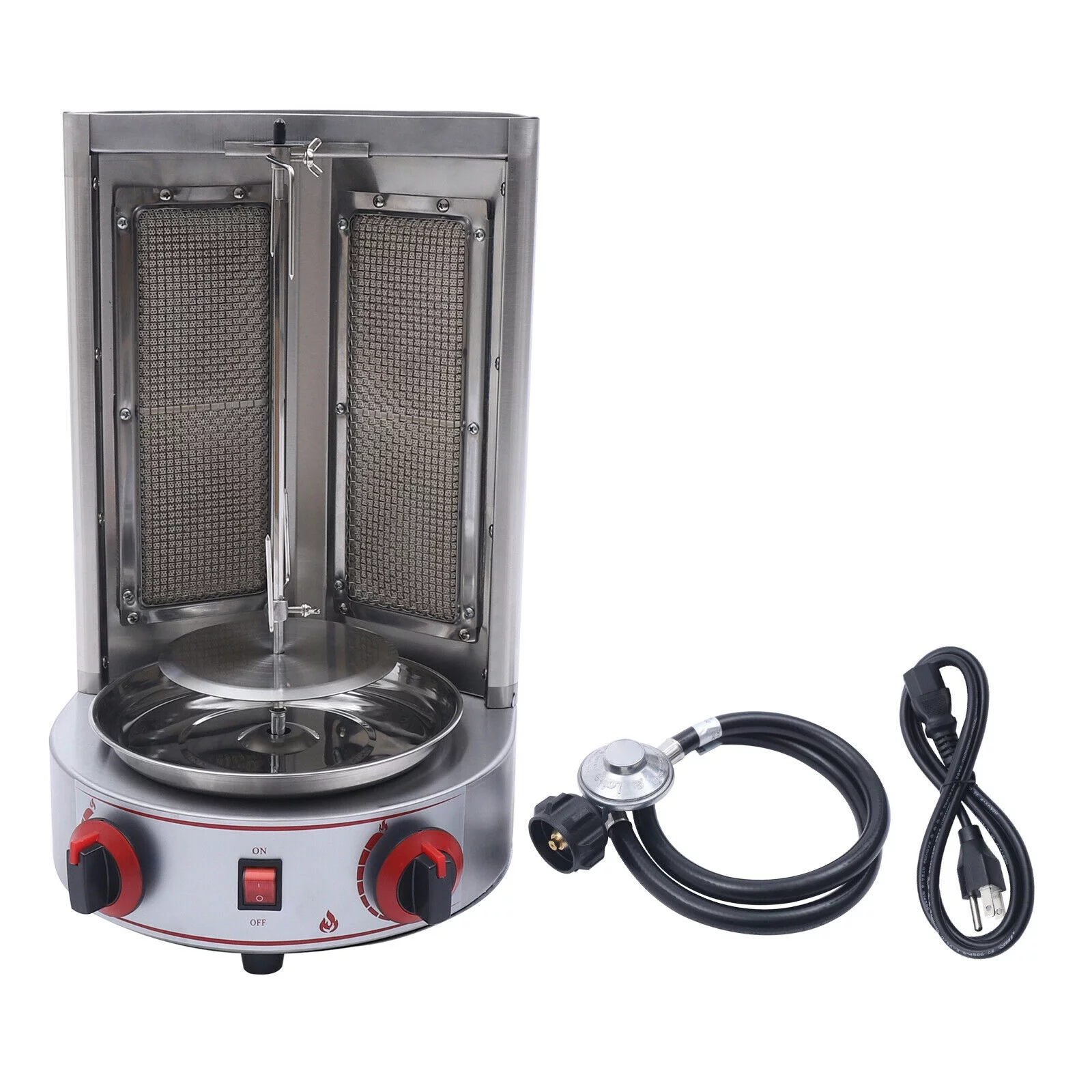 Vertical Gas Broiler Shawarma Machine Doner Kebab Gyro Broiler Shawarma Machine