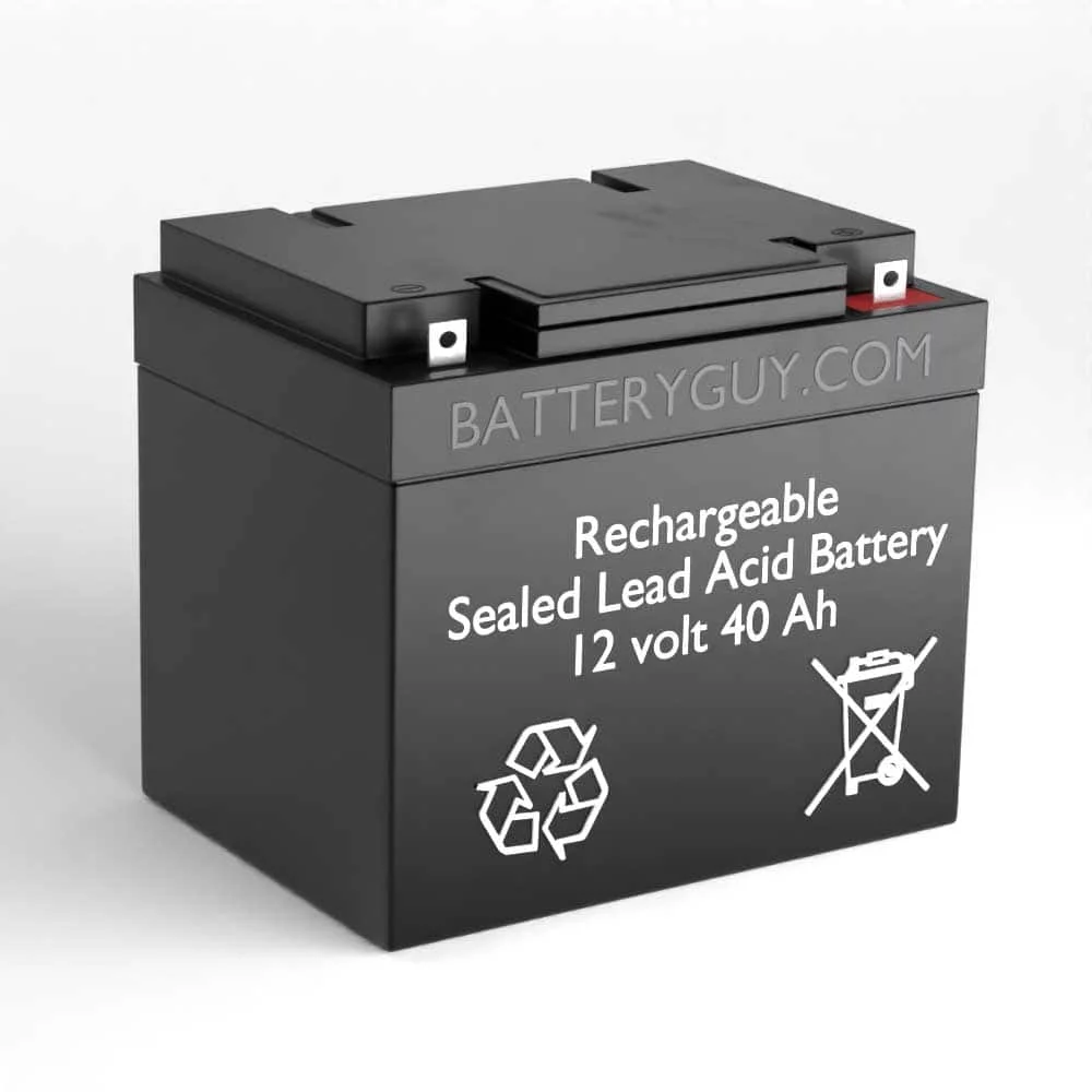 BatteryGuy Pride Victory Sport (S710DXW) replacement 12V 40Ah battery - BatteryGuy brand equivalent (Qty of 2)