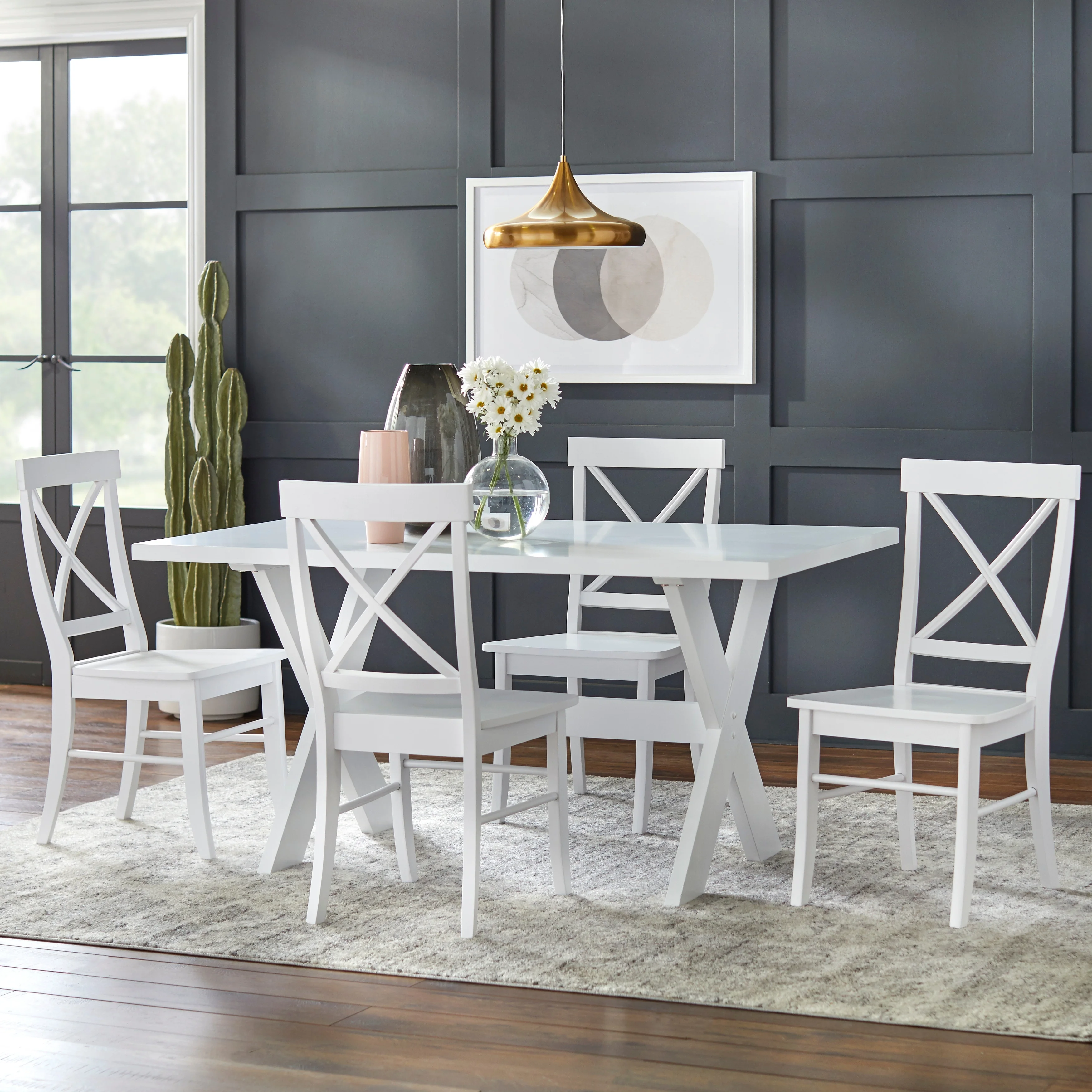 Simple Living  5-piece Sumner Dining Set White