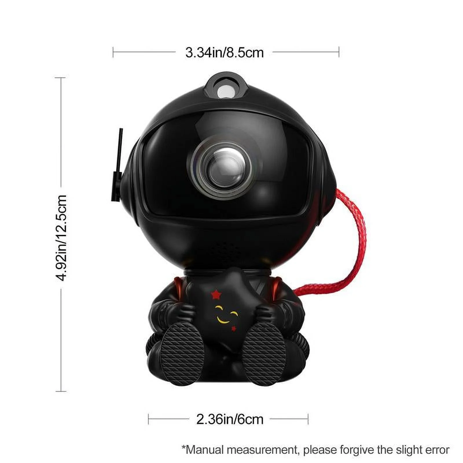 Magical Cozy Mini Astronaut Projector Night Light - Remote Controlled Starry LED Bedroom Lights for Cozy Bedroom & Living Room Decor - Unique Nebula Star Projector for Mother‘s Day & Spri