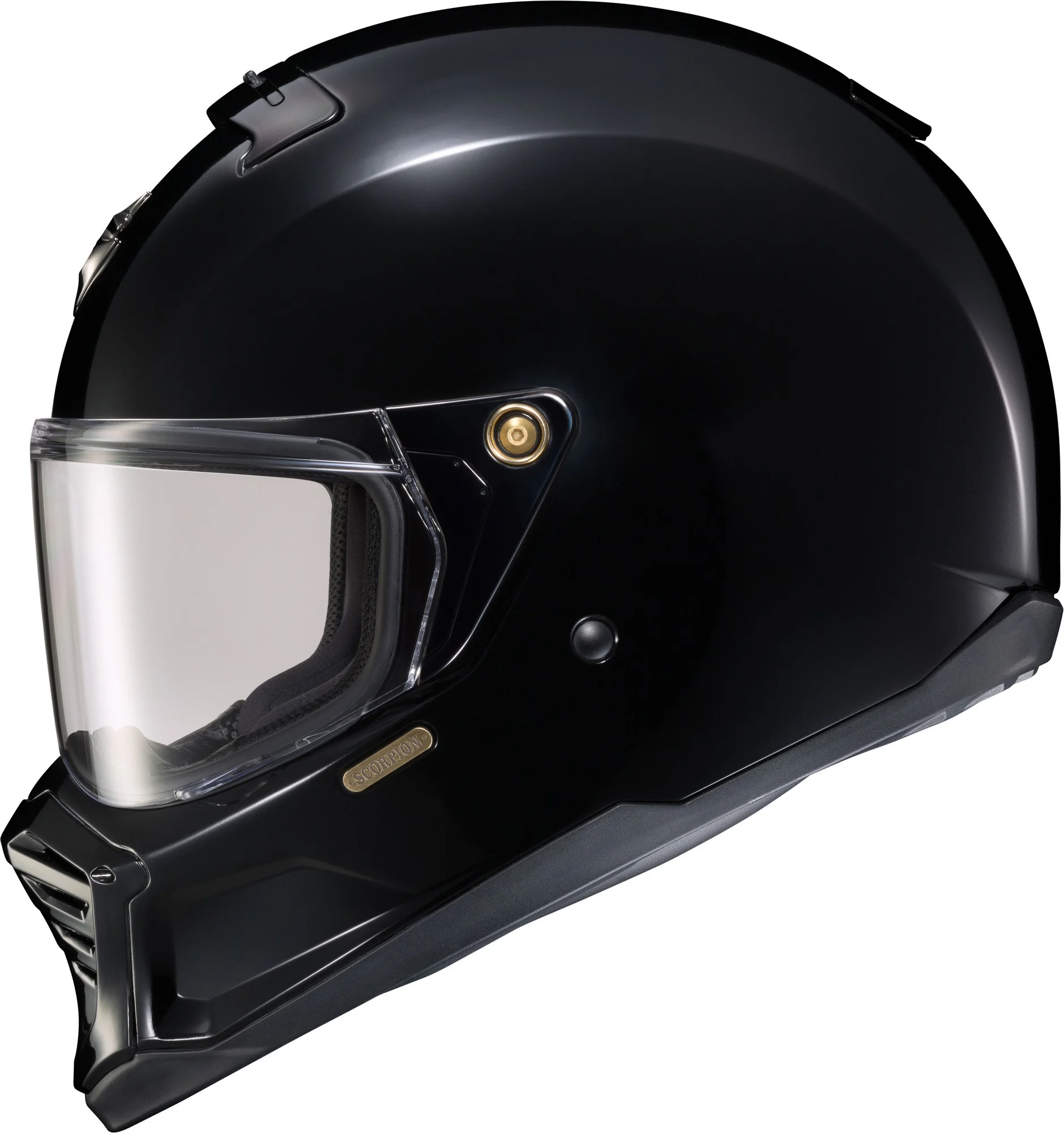 Scorpion EXO-HX1 Motorcycle Helmet Gloss Black 3XL