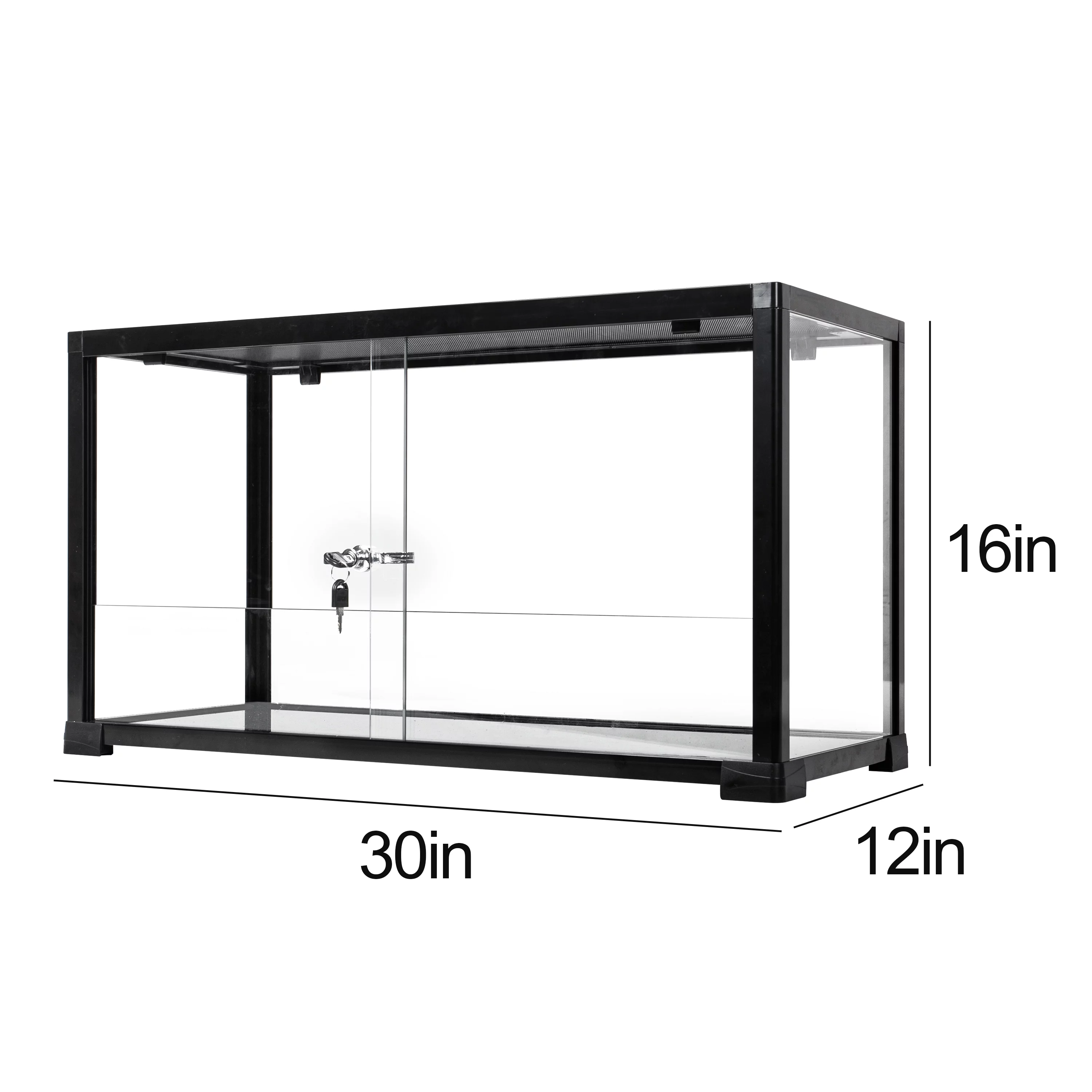 REPTIZOO Reptile Terrarium 25 Gallon, Sliding Front Doors Terrariums 30