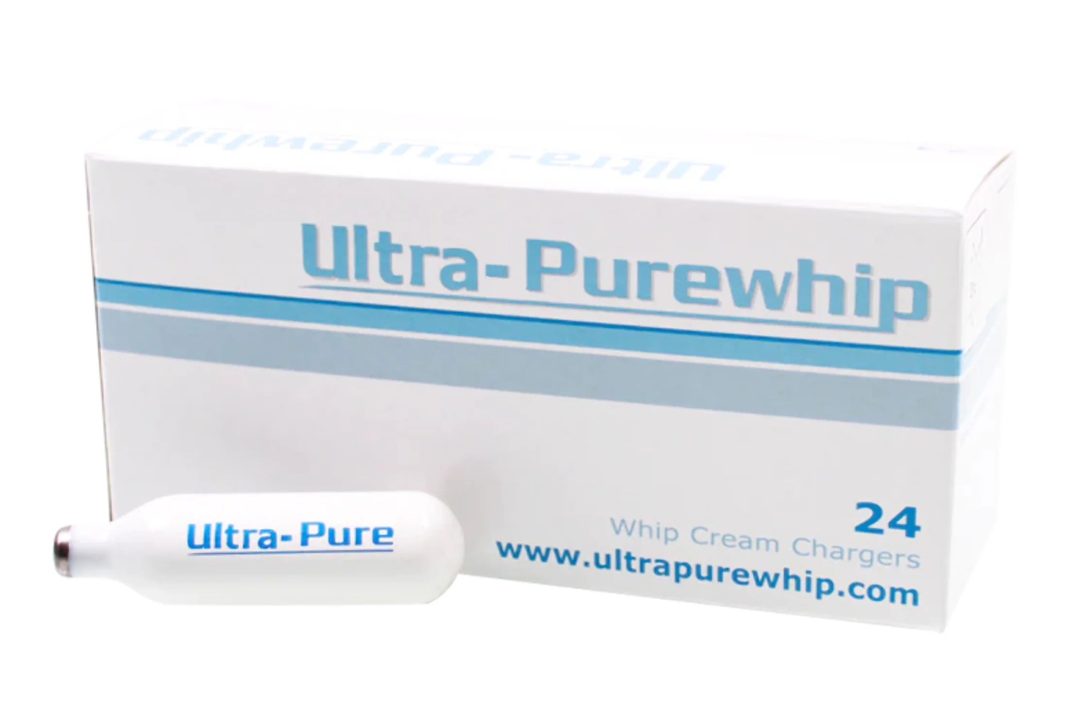 Ultra-Purewhip Whipped Cream Chargers - Case of 192 - (8 Boxes of 24)
