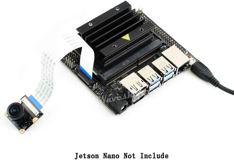 Compatible with NVIDIA Jetson Nano Camera IMX219-160 8-Megapixels Camera Module 3280 × 2464 Resolution 160 Degree Wide