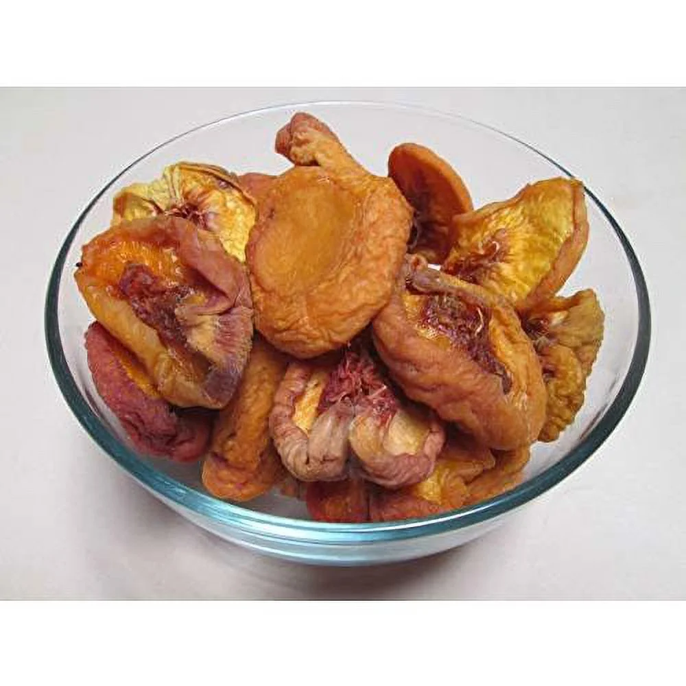 sun dried california peaches, no added sugar, 5 lb bag