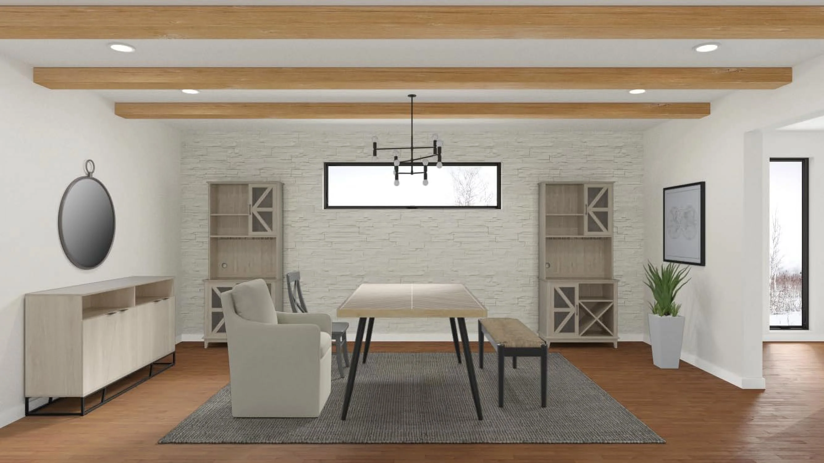 Set Of Two X-Back Dining Chair, Black