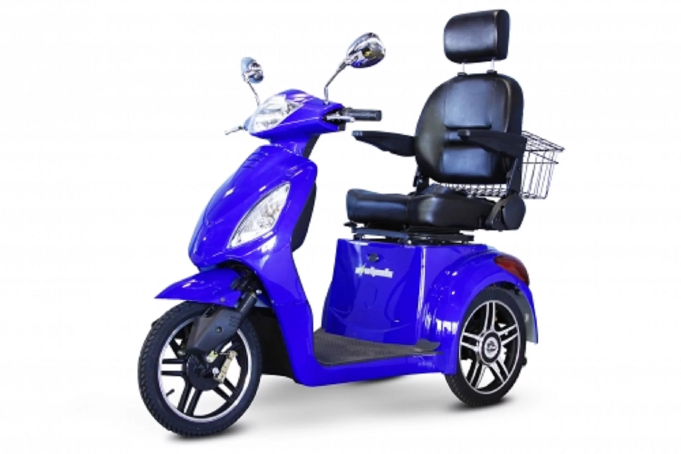 E-Wheels - EW-36 Full-Sized Scooter - 3-Wheel - Blue - PHILLIPS POWER PACKAGE TM - $500 VALUE