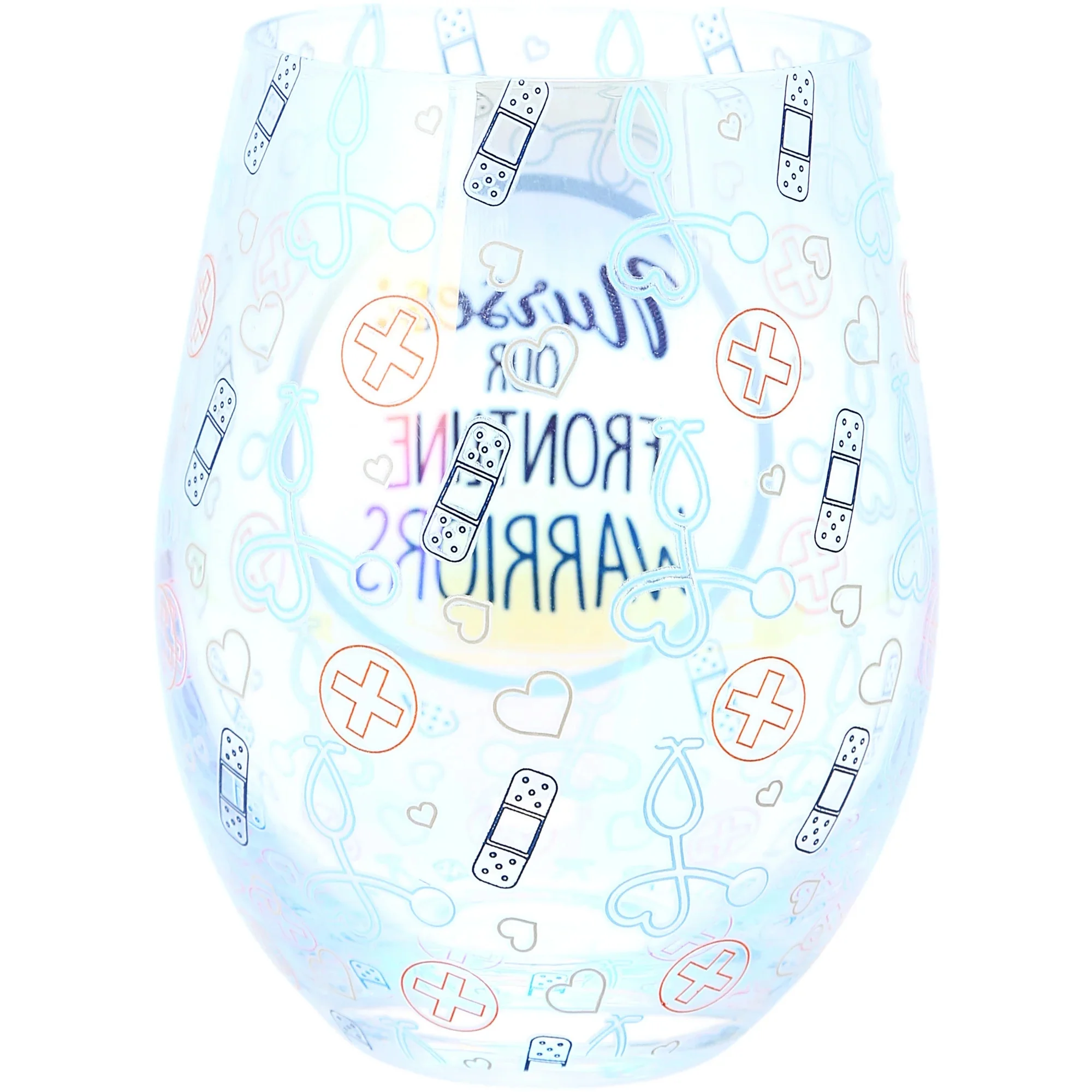Nurses - 18 oz Stemless Wine Glass