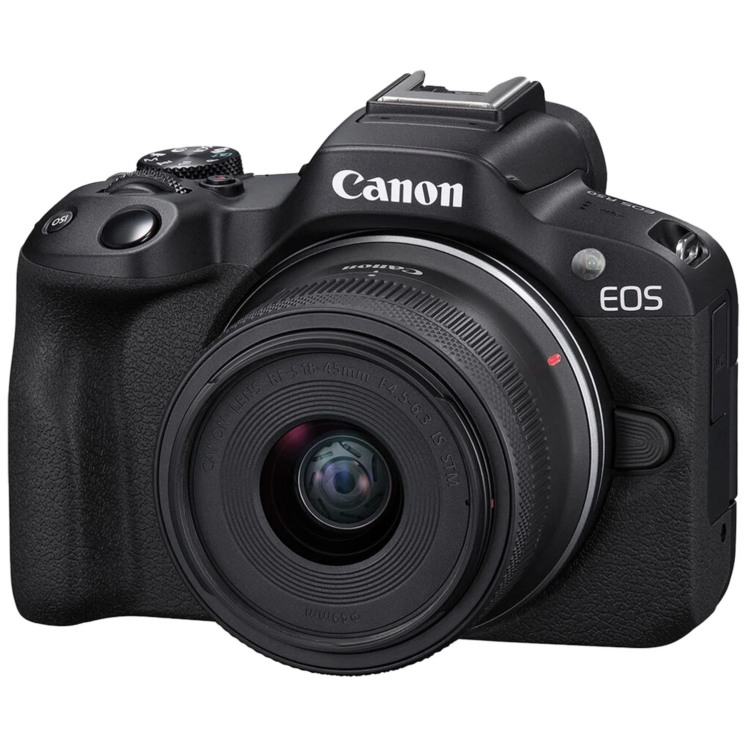 Canon EOS R50 Mirrorless Camera With RF-S 18-45mm f/4.5-6.3 IS STM And EF 75-300mm f/4-5.6 III Lens + 64 GB Memory + Extra Battery + Battery Charger + Filters + Tripod + More (31pc Bundle)