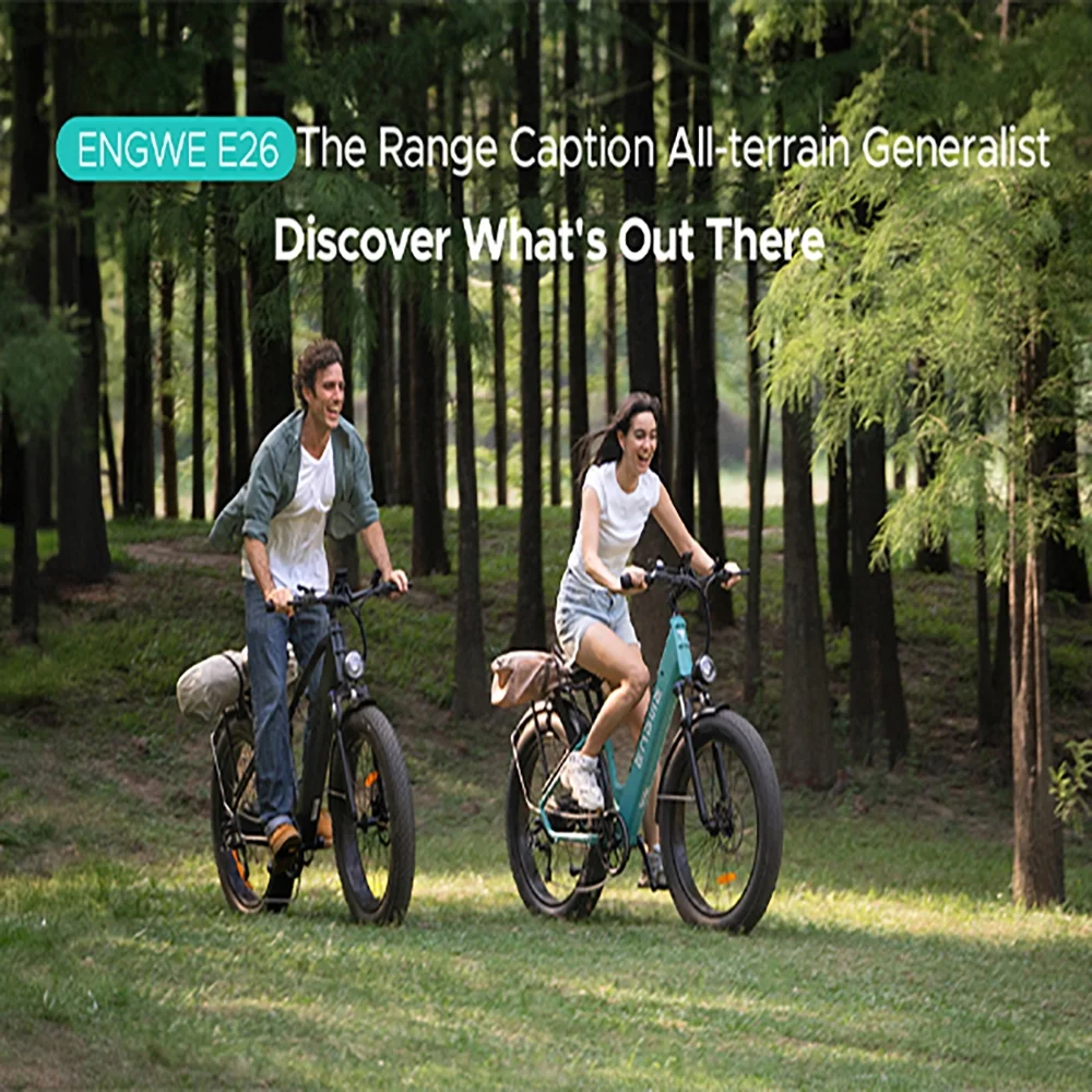 ENGWE E26 750W Adult Electric Bike(Green), 