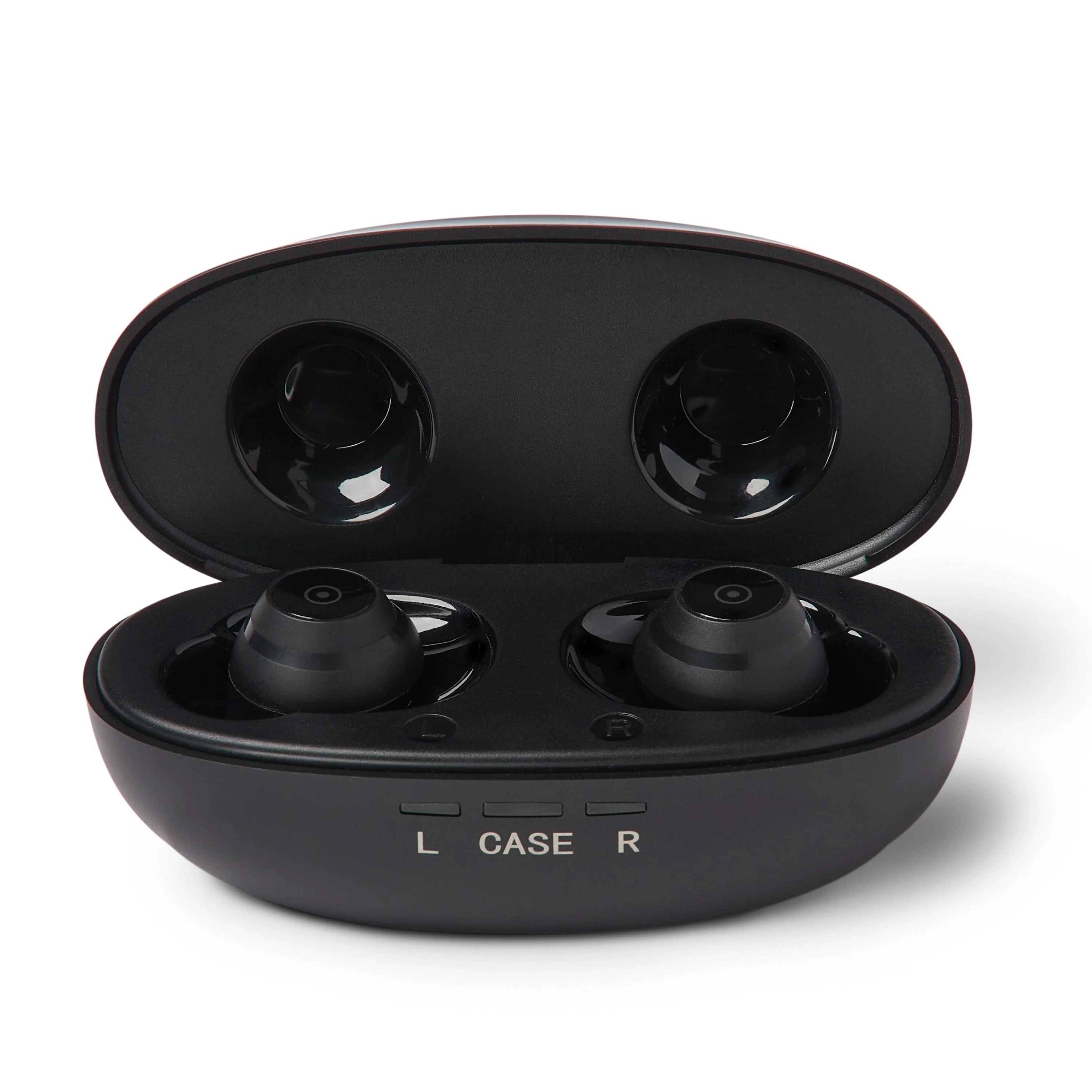 Medline Rechargeable OTC Hearing Aids, Adjustable Volume, Water Resistant, Black