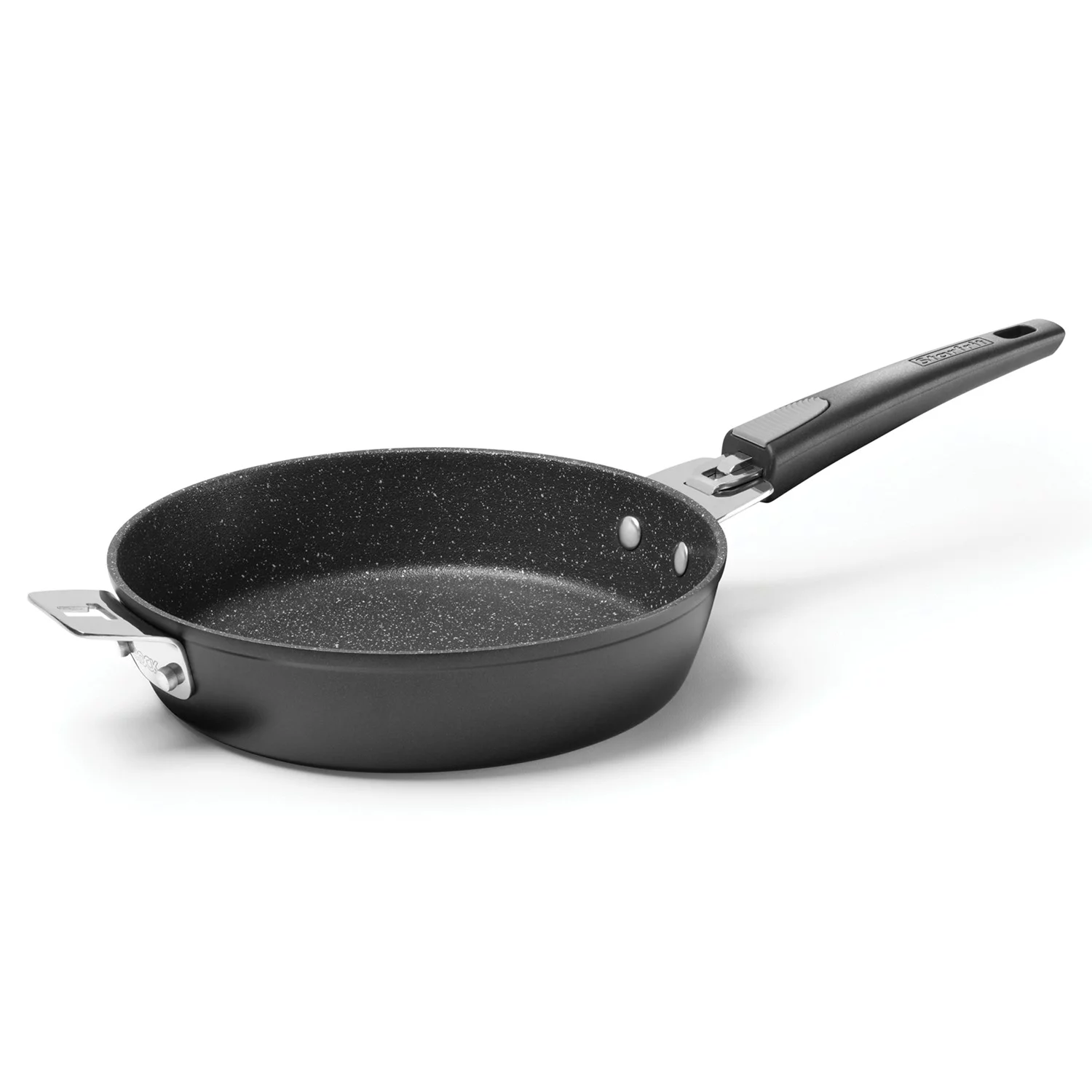THE ROCK by Starfrit 034712-004-0000 9-Inch Fry/Cake Pan with T-Lock Detachable Handle