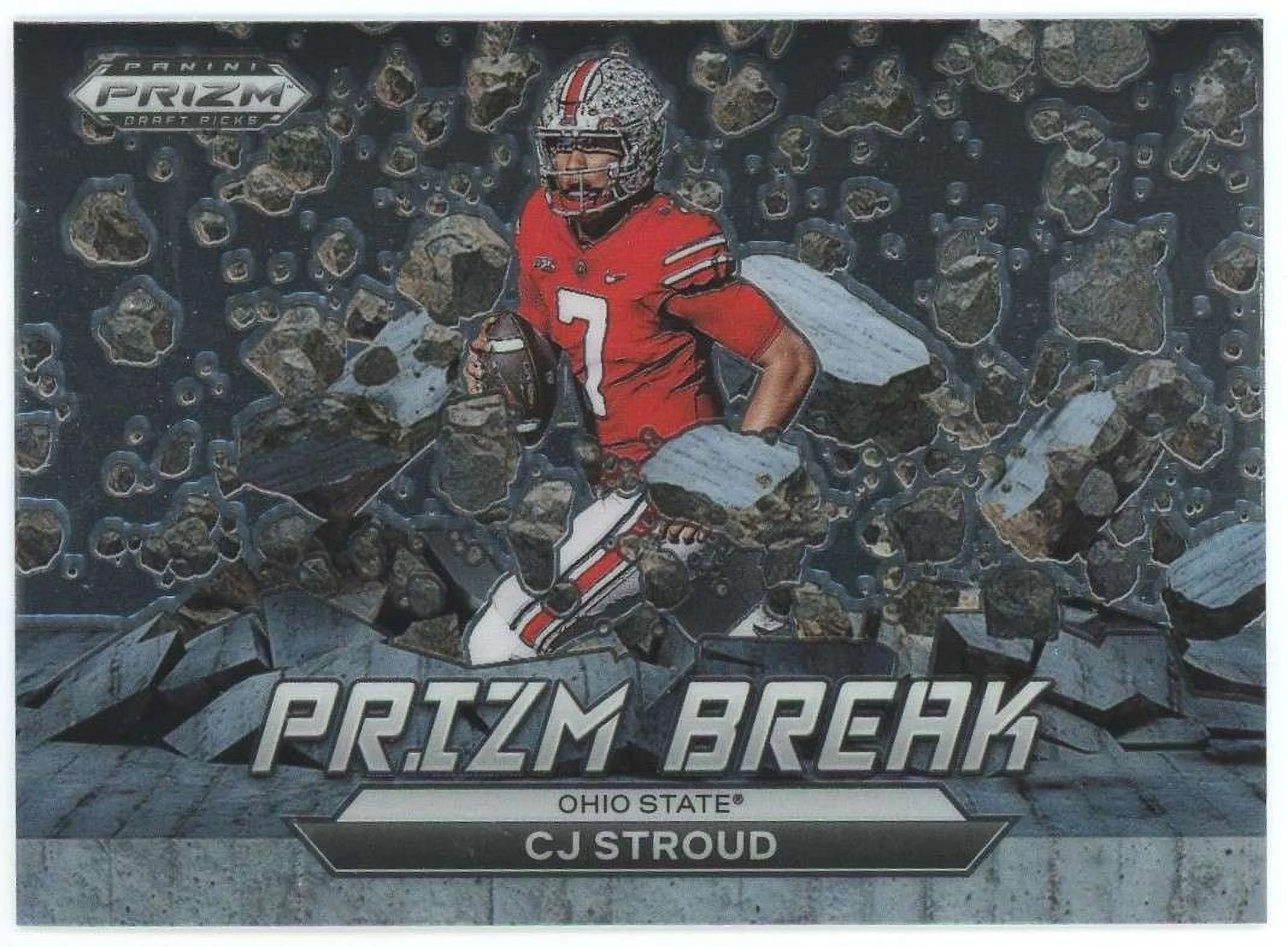 NFL 2023 Panini Prizm Draft Picks Break Insert C.J. Stroud PB-2 (Rookie)