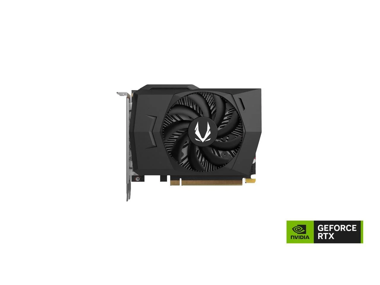 ZOTAC GAMING GeForce RTX 3050 6GB GDDR6 Solo 96-bit 14 Gbps PCIE 4.0 Super Compact Gaming Graphics Card, ZT-A30510G-10L