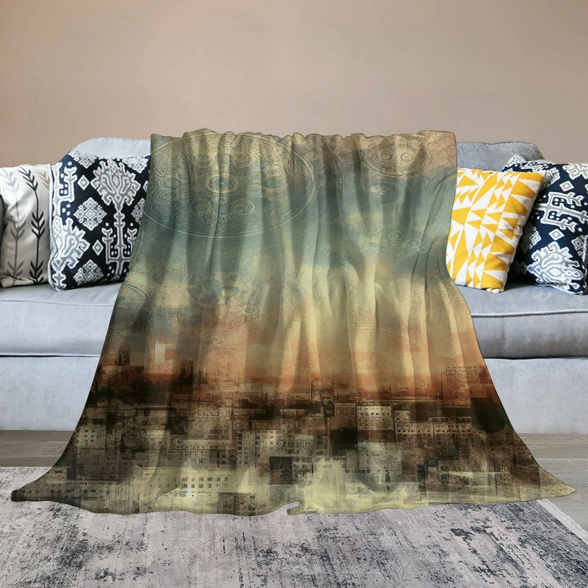 EastSmooth Phoenix Throw Blanket, 50 x 60-inch