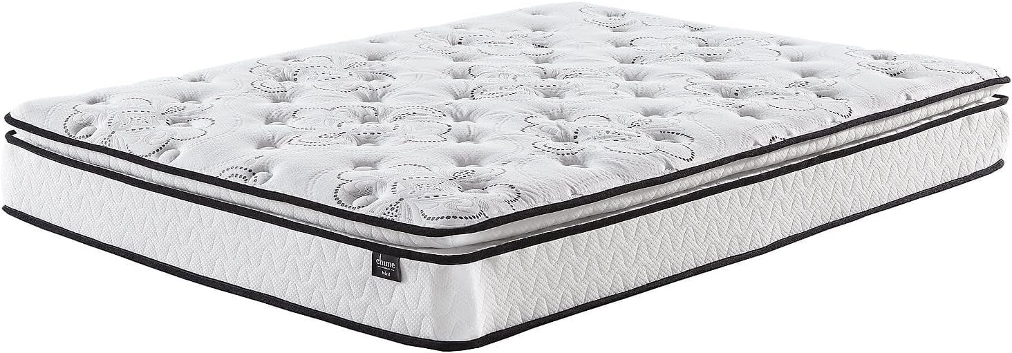 YUMIAO Queen Size Bonnell 10 Inch Firm Pillowtop Hybrid Mattress with Cooling Gel Memory Foam